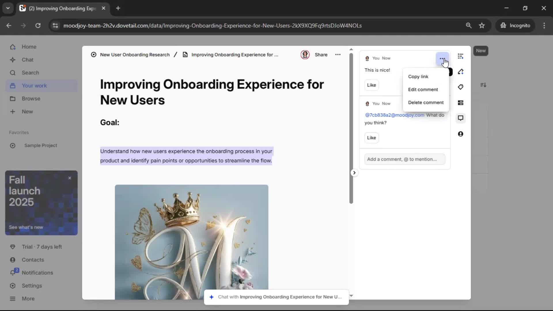 Creating a document screenshot