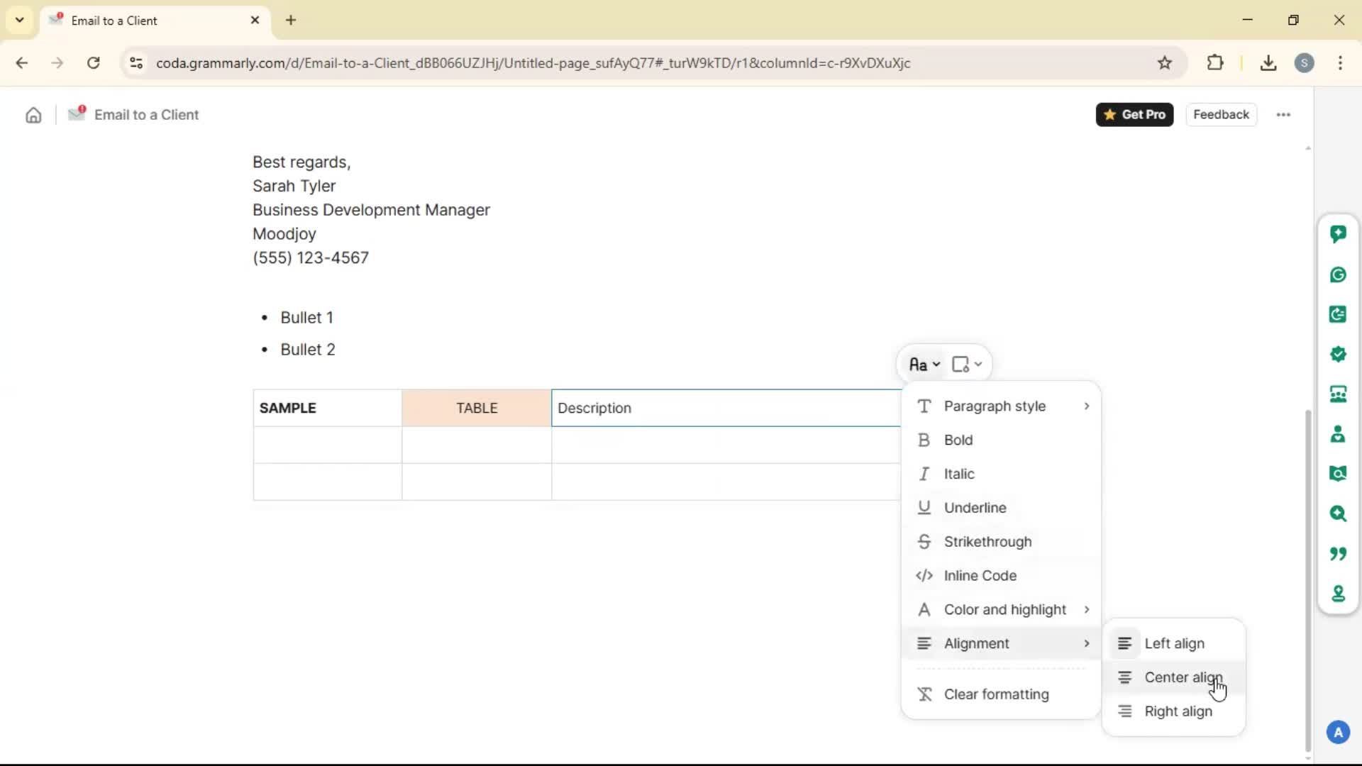 Creating a document screenshot