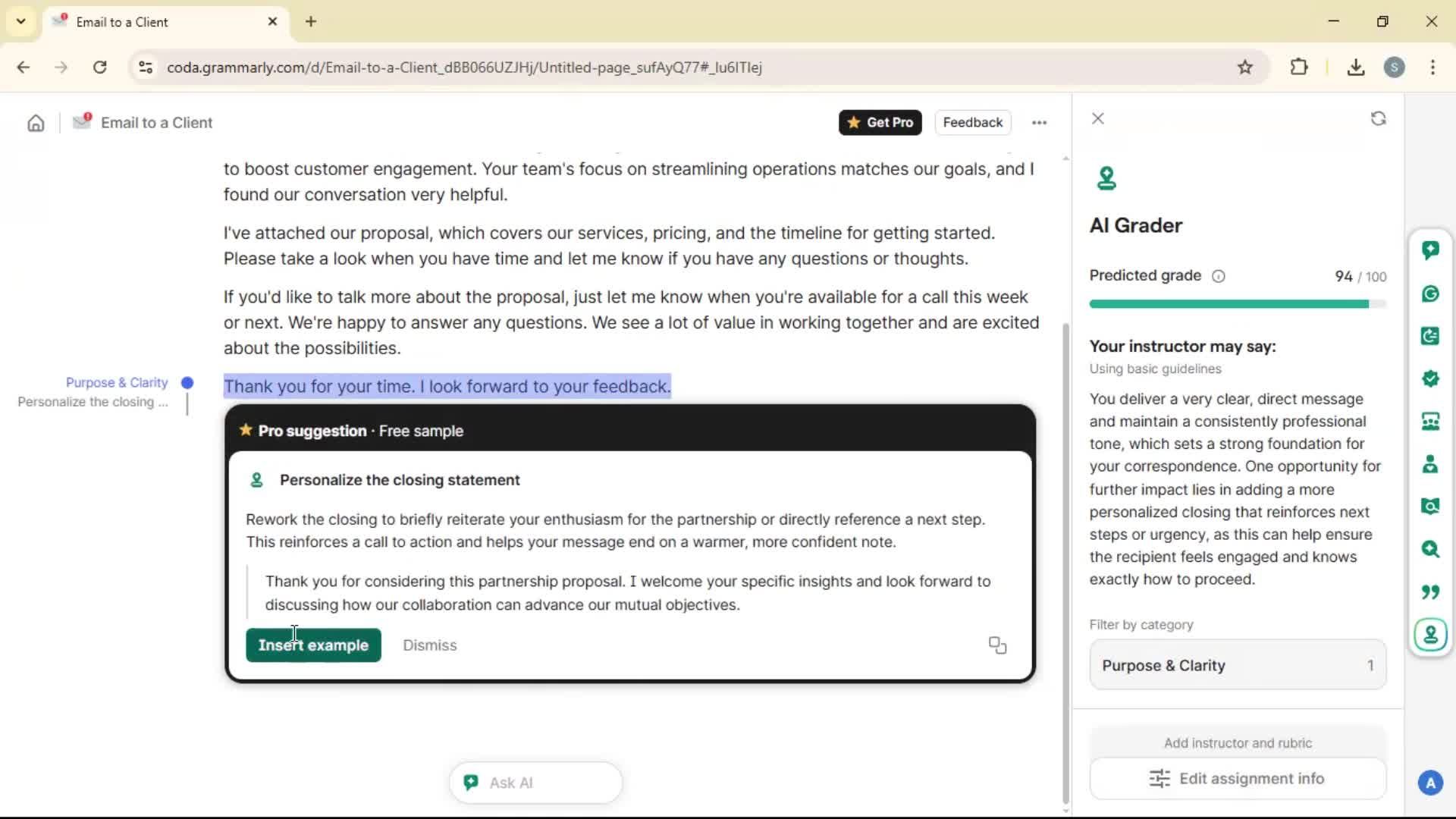 Creating a document screenshot