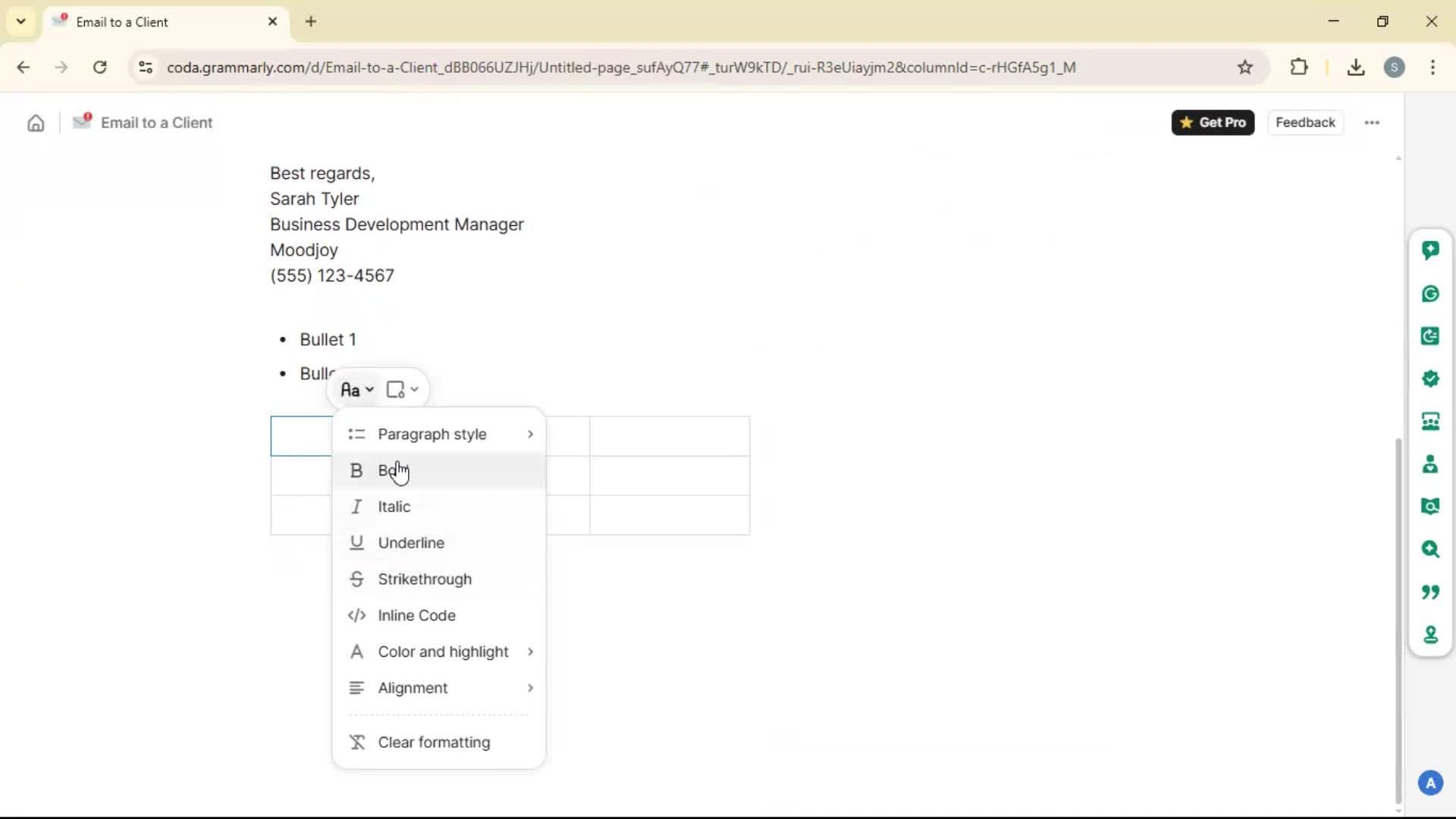 Creating a document screenshot