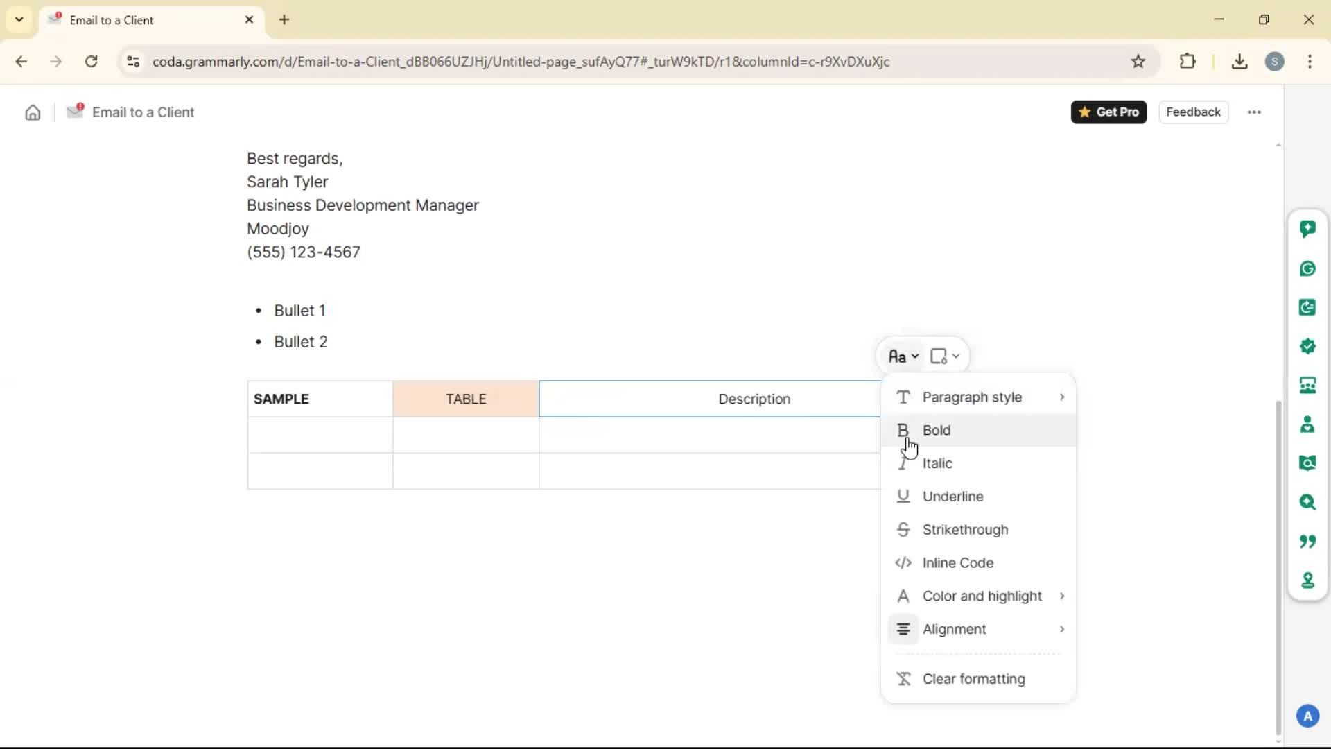 Creating a document screenshot