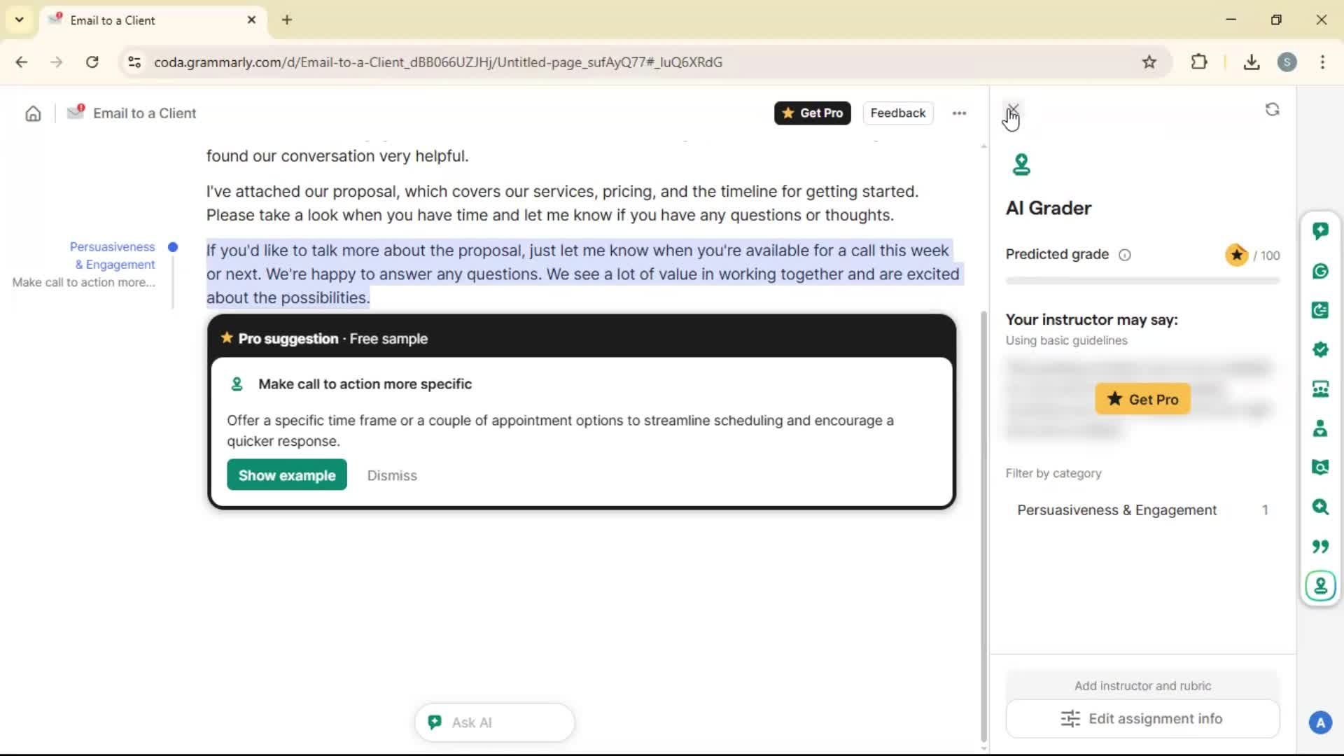 Creating a document screenshot