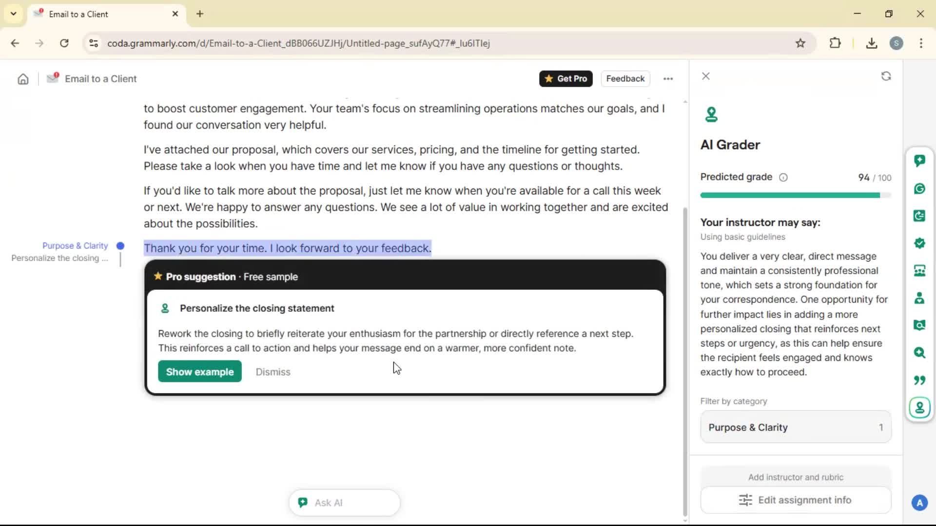 Creating a document screenshot
