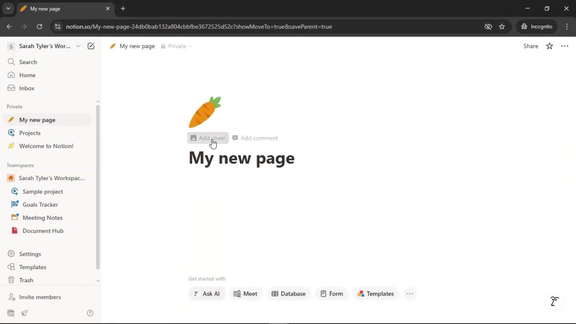 Creating a document screenshot