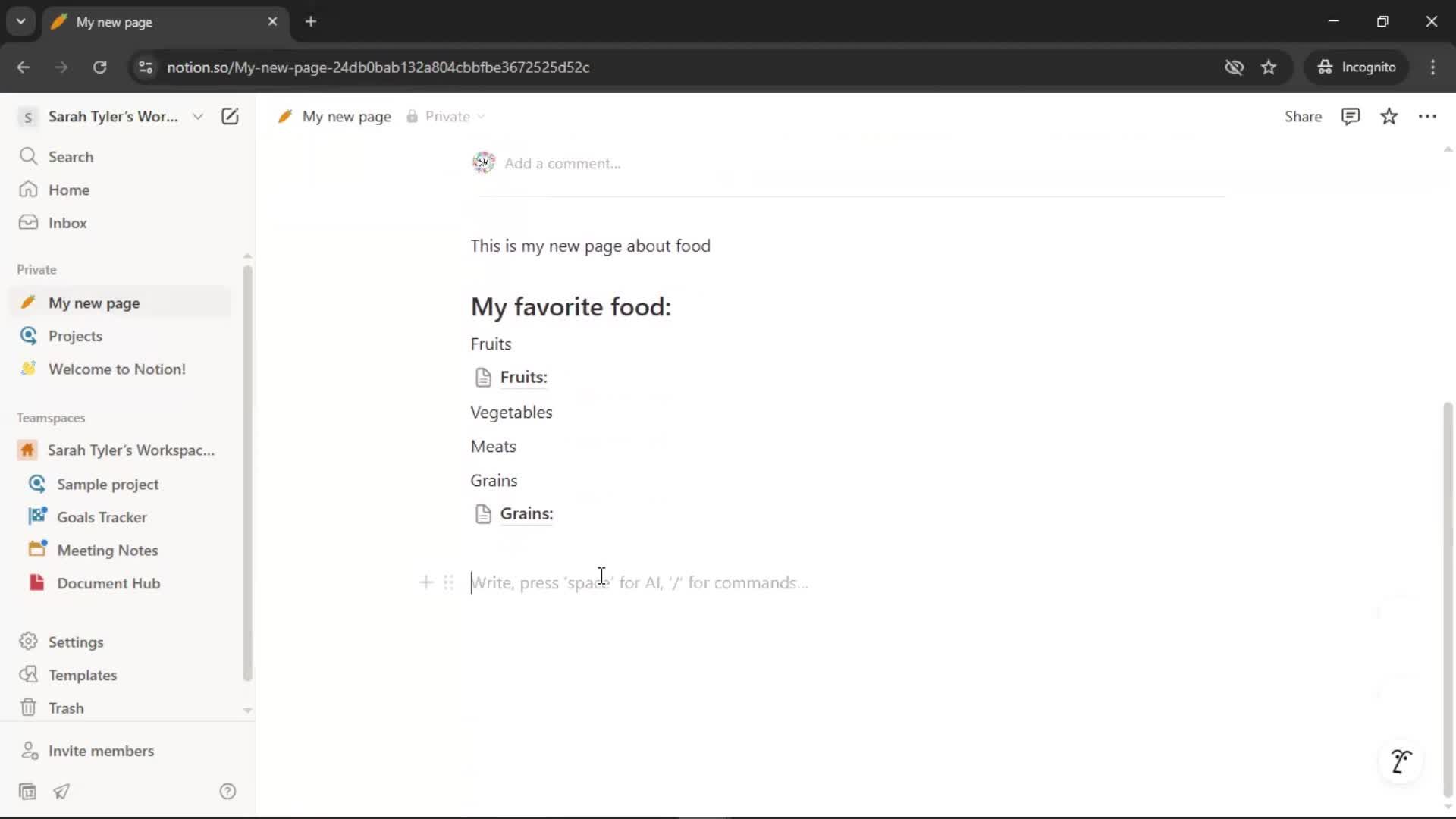 Creating a document screenshot