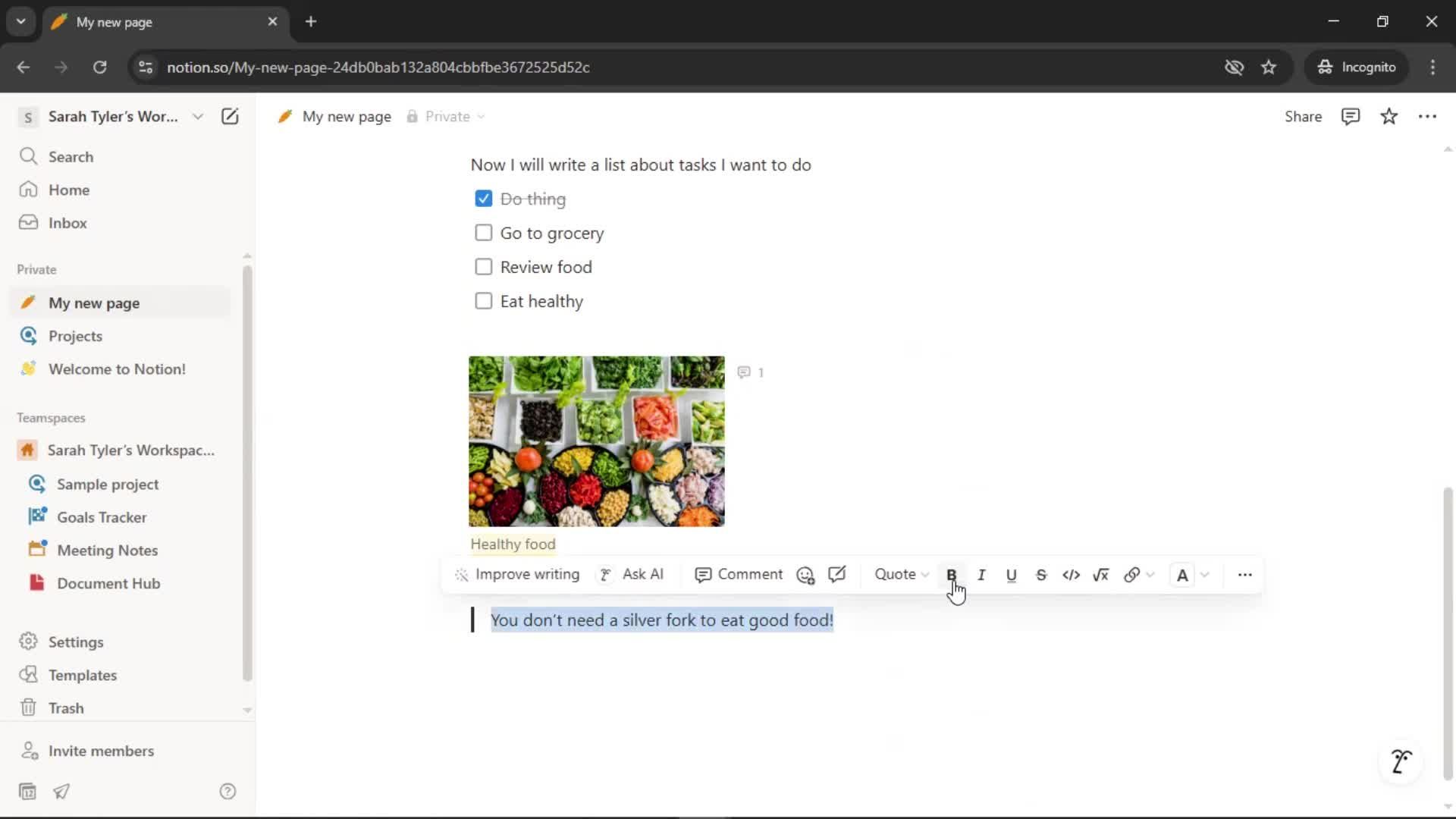 Creating a document screenshot