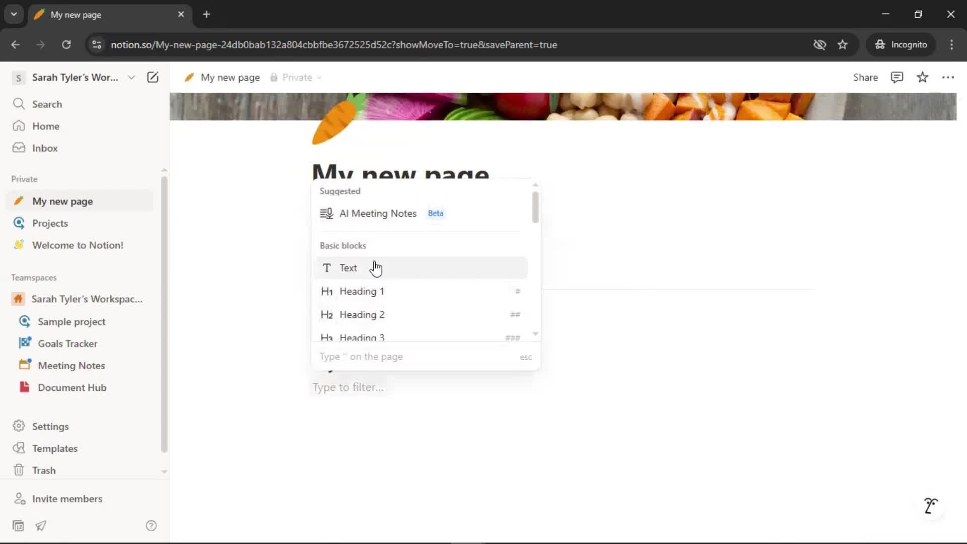 Creating a document screenshot