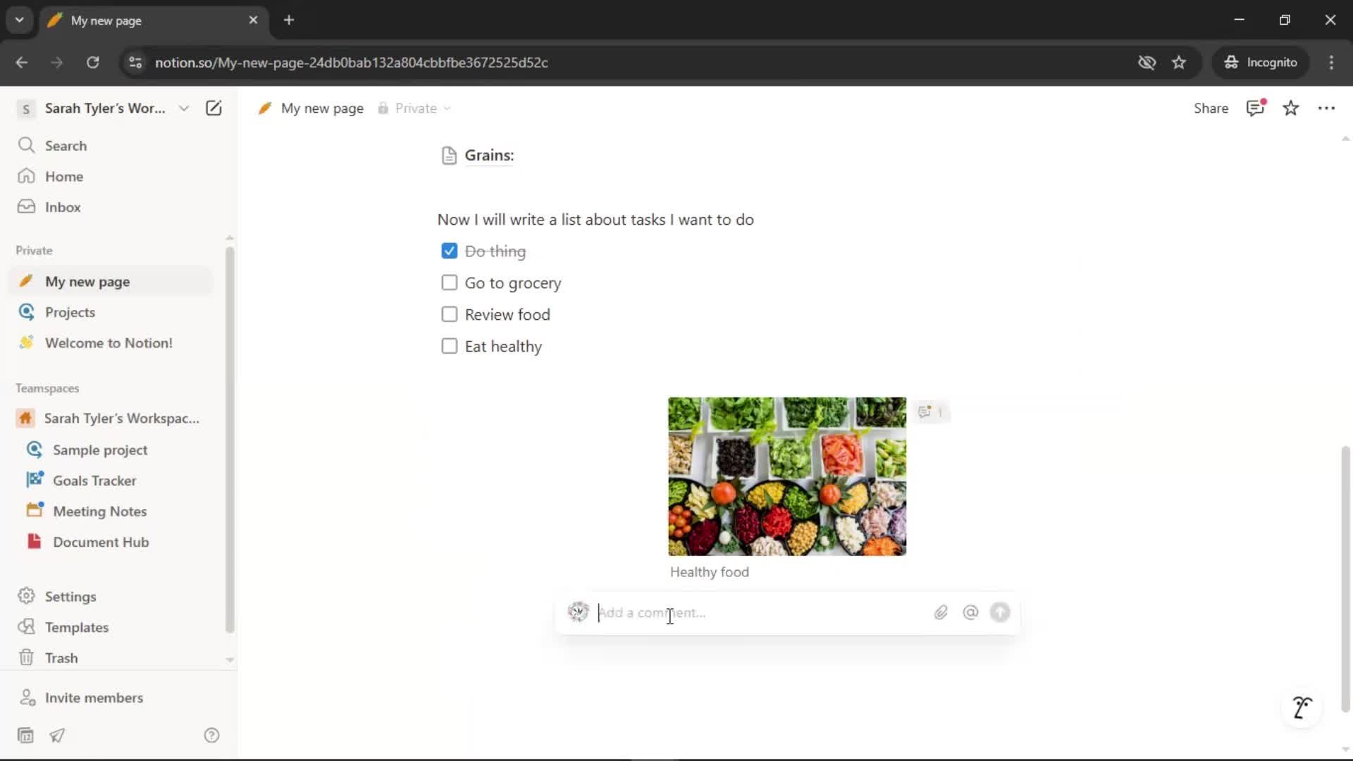 Creating a document screenshot