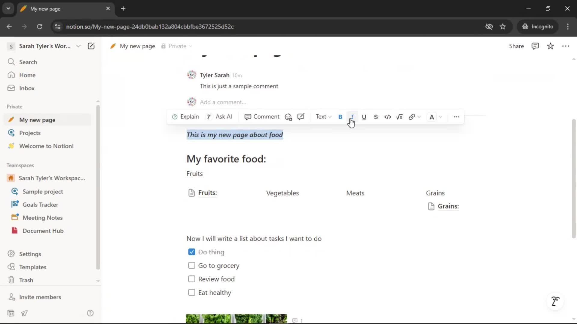 Creating a document screenshot