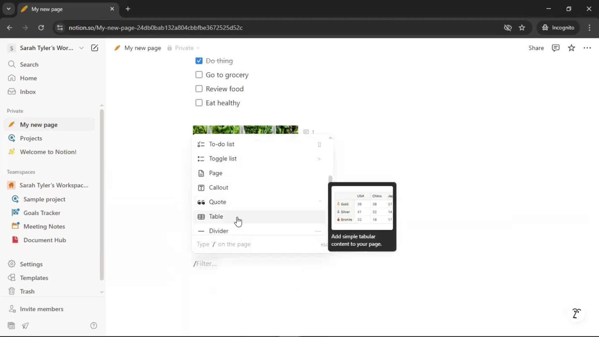 Creating a document screenshot