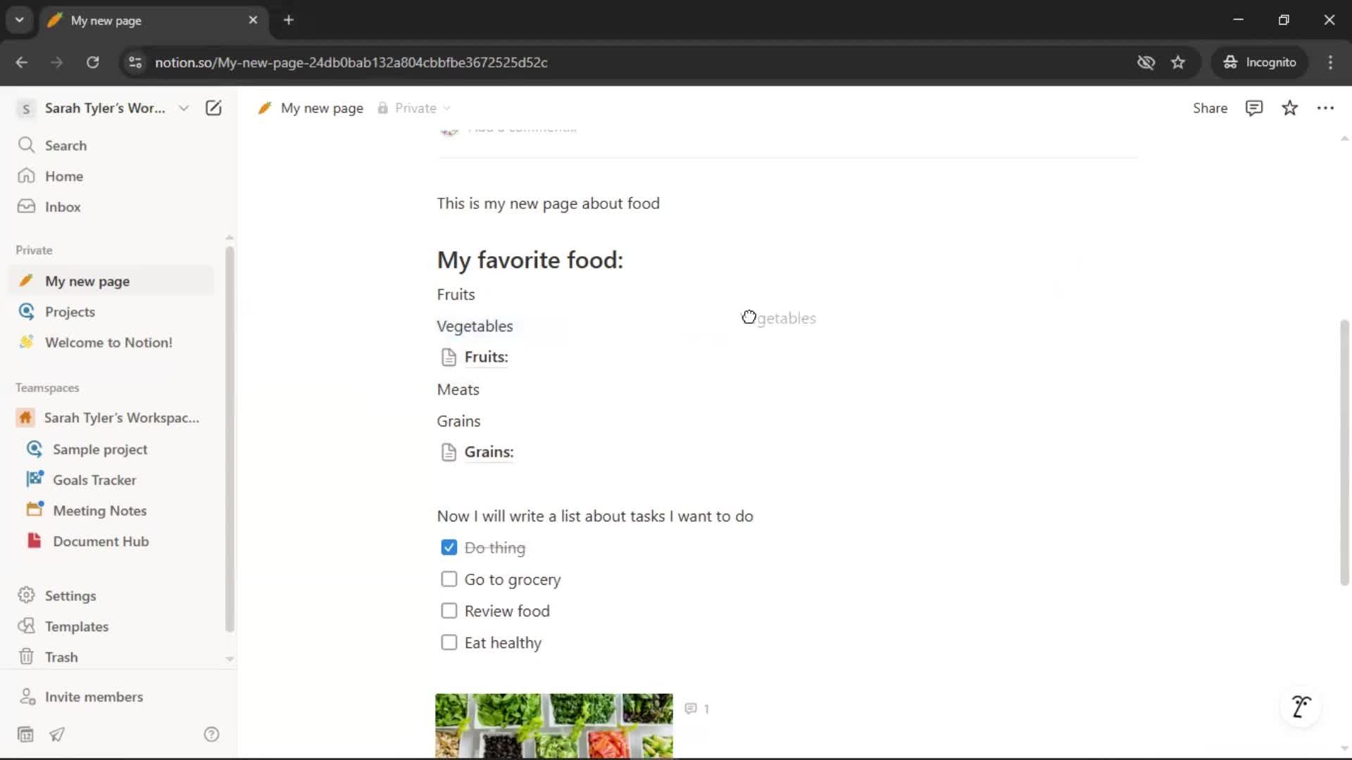Creating a document screenshot