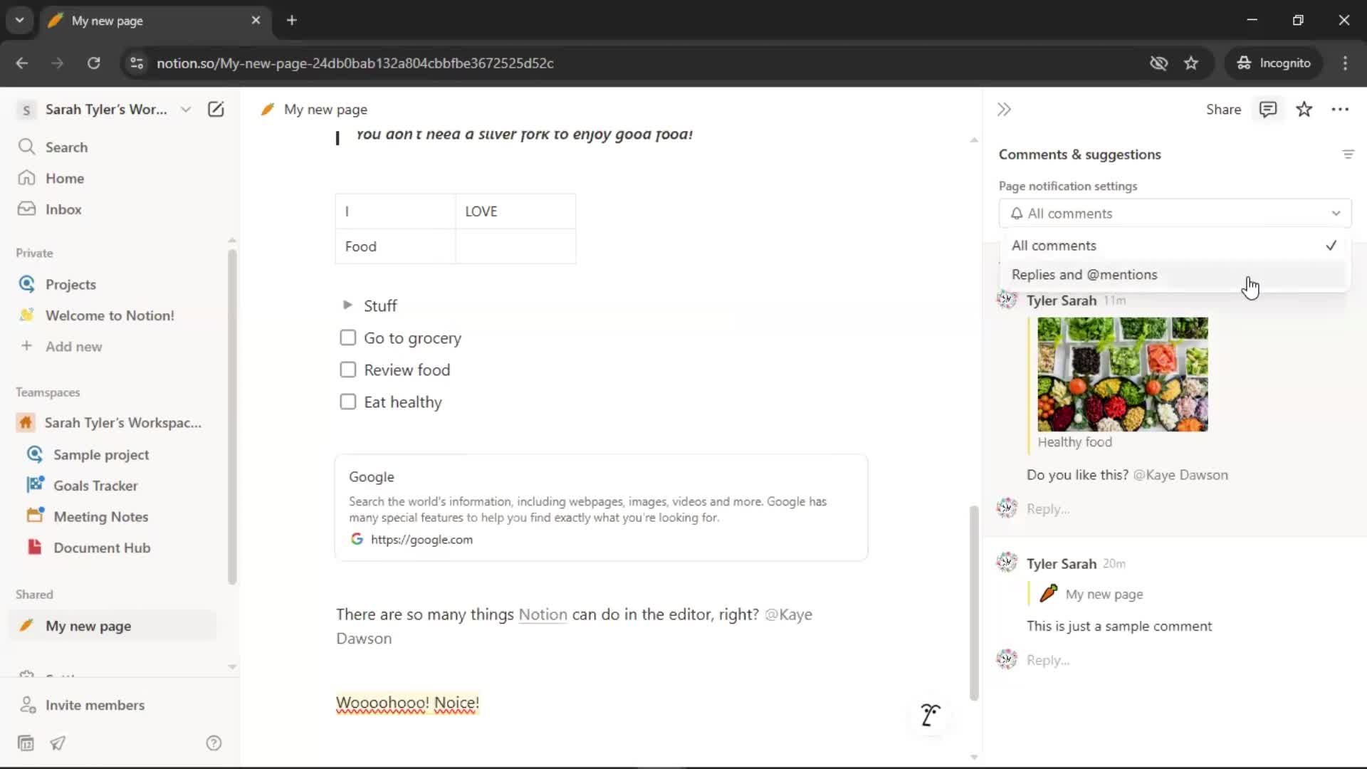 Creating a document screenshot
