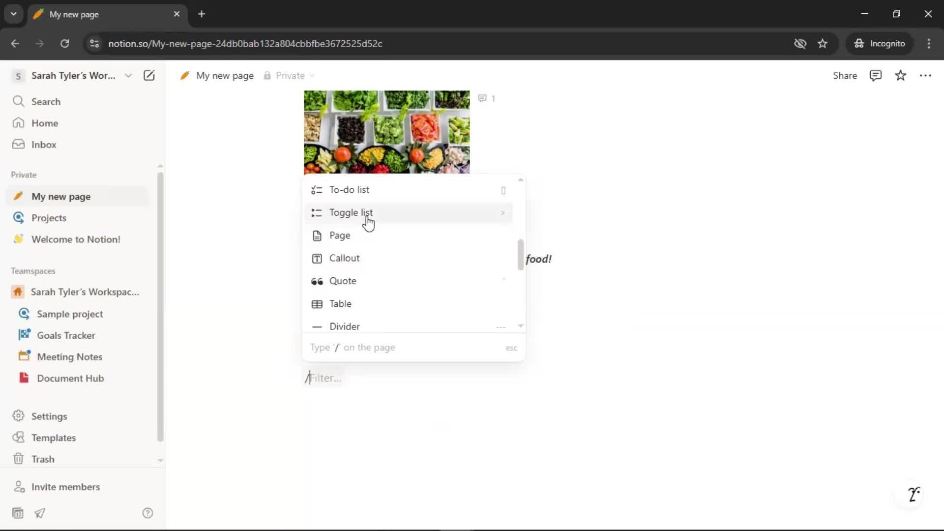 Creating a document screenshot