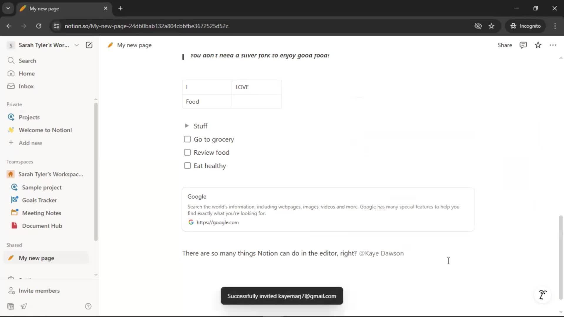 Creating a document screenshot