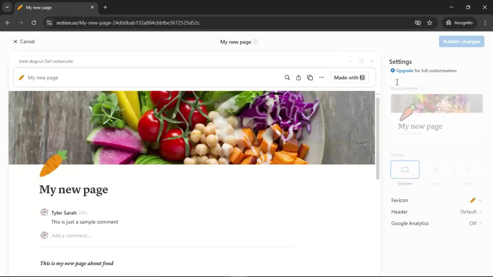 Creating a document screenshot