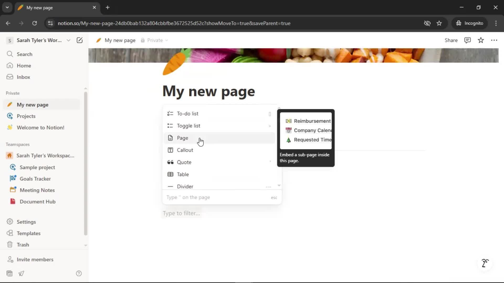 Creating a document screenshot