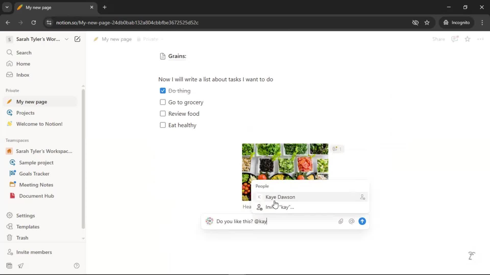 Creating a document screenshot