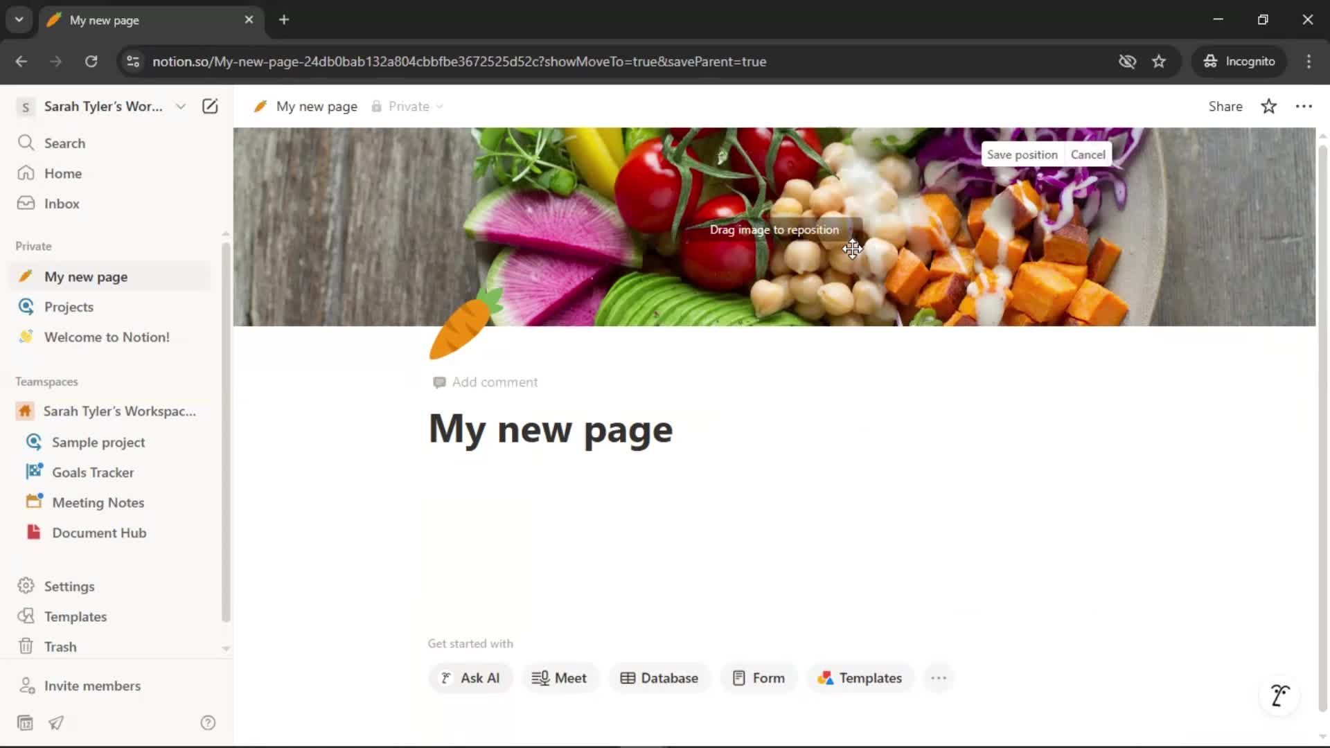 Creating a document screenshot