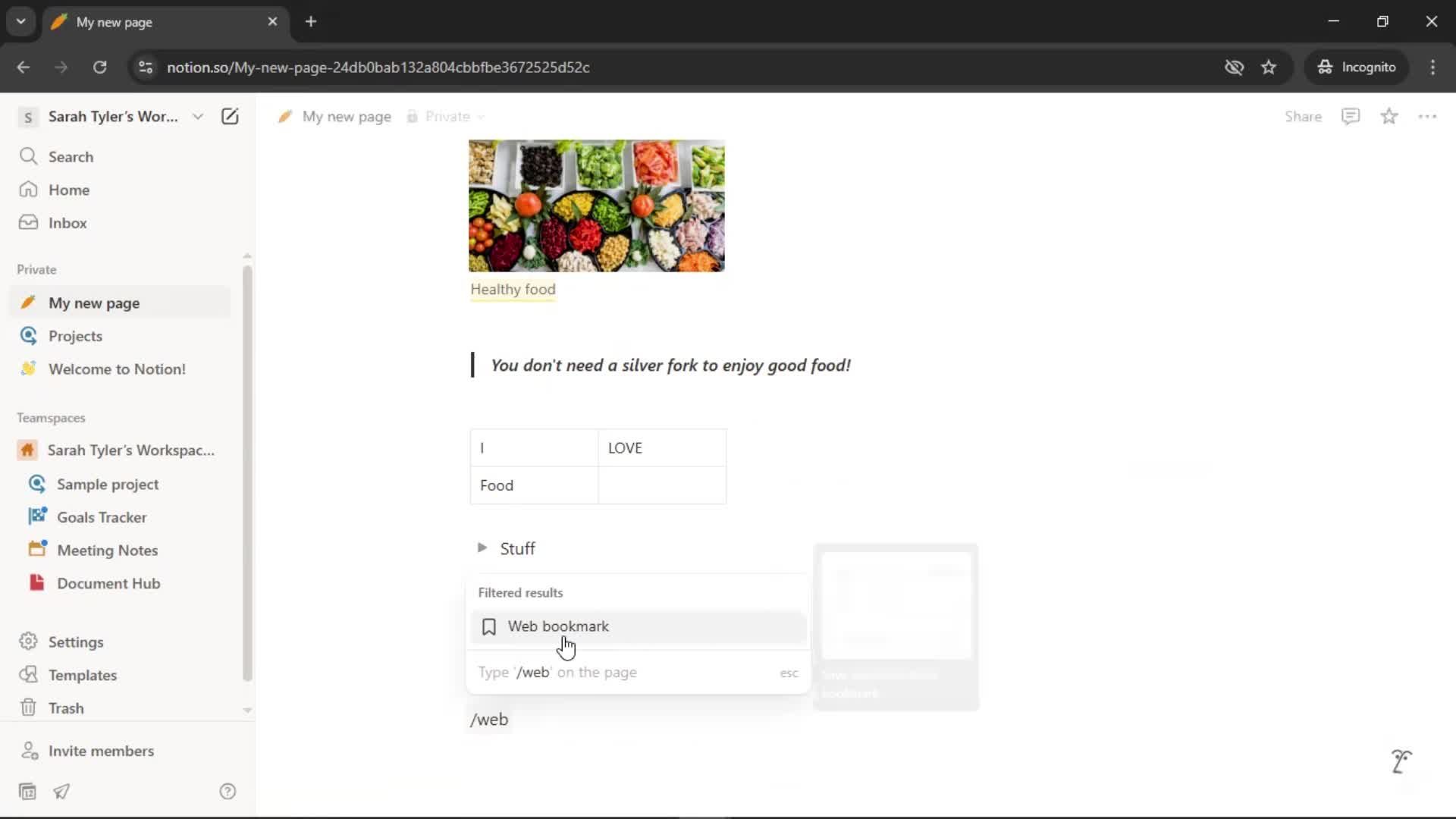 Creating a document screenshot