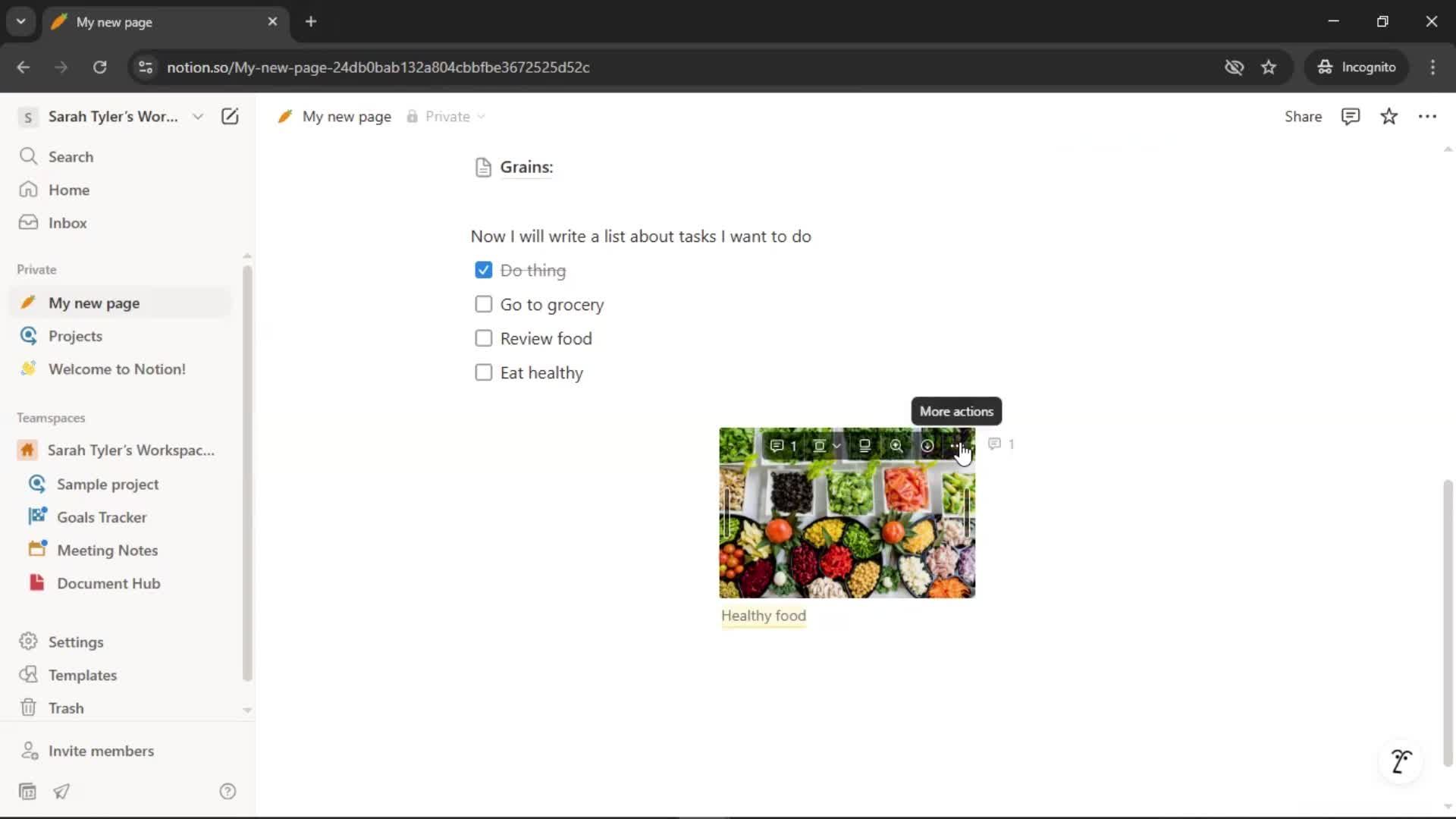 Creating a document screenshot