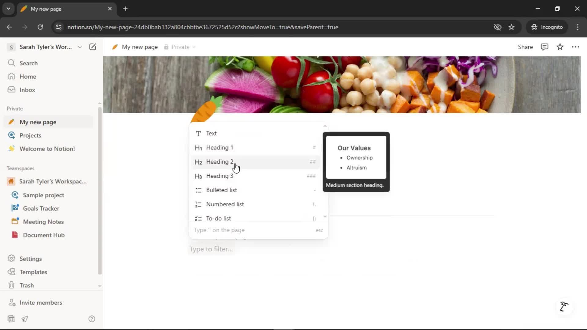 Creating a document screenshot
