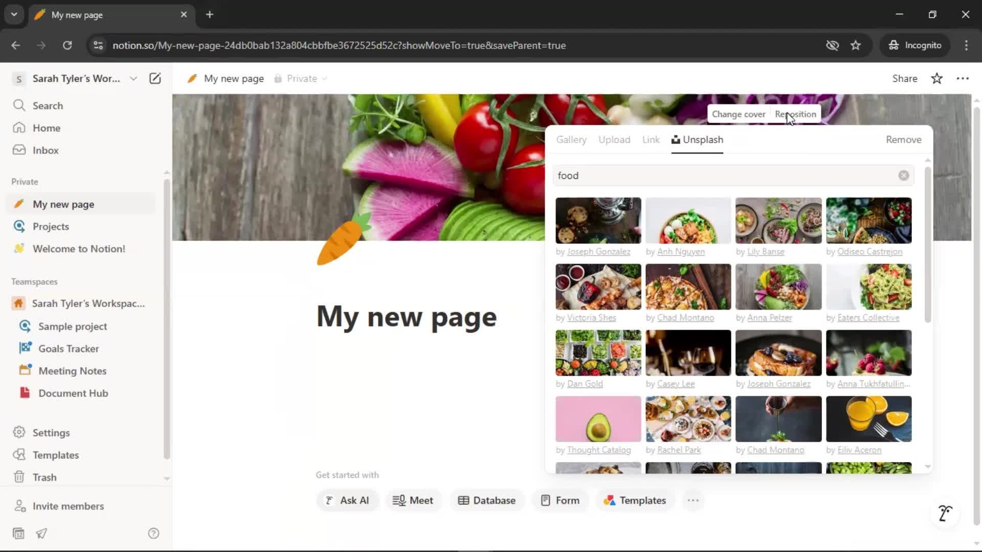 Creating a document screenshot