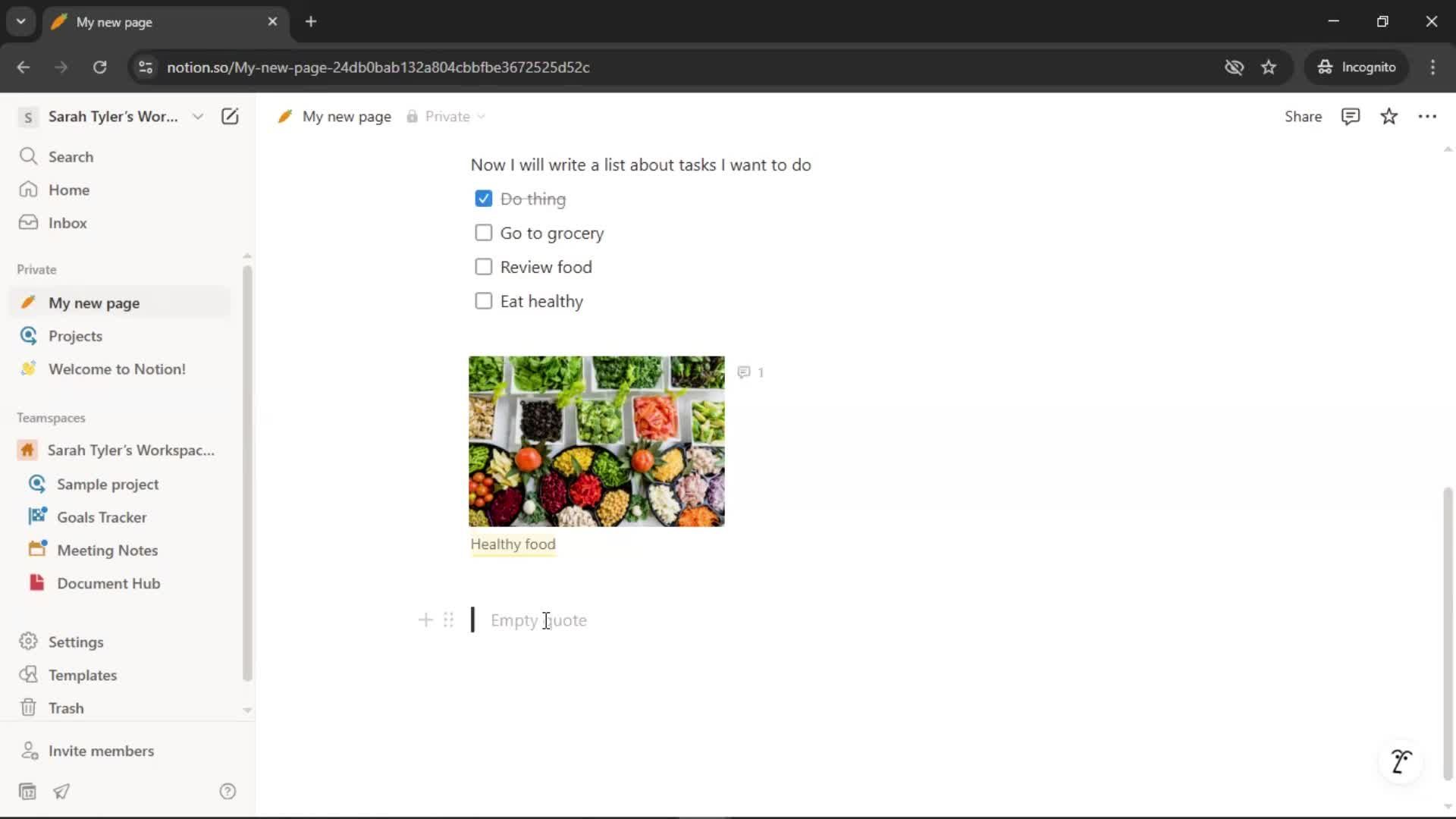Creating a document screenshot