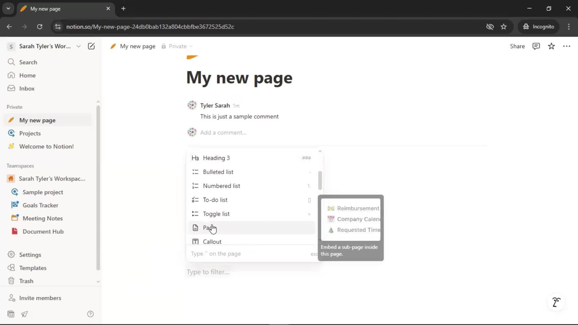 Creating a document screenshot