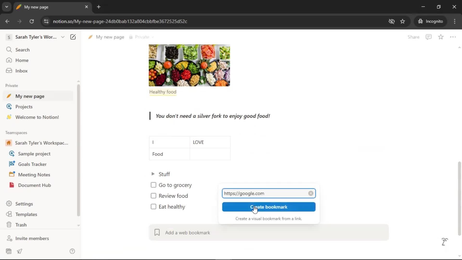 Creating a document screenshot