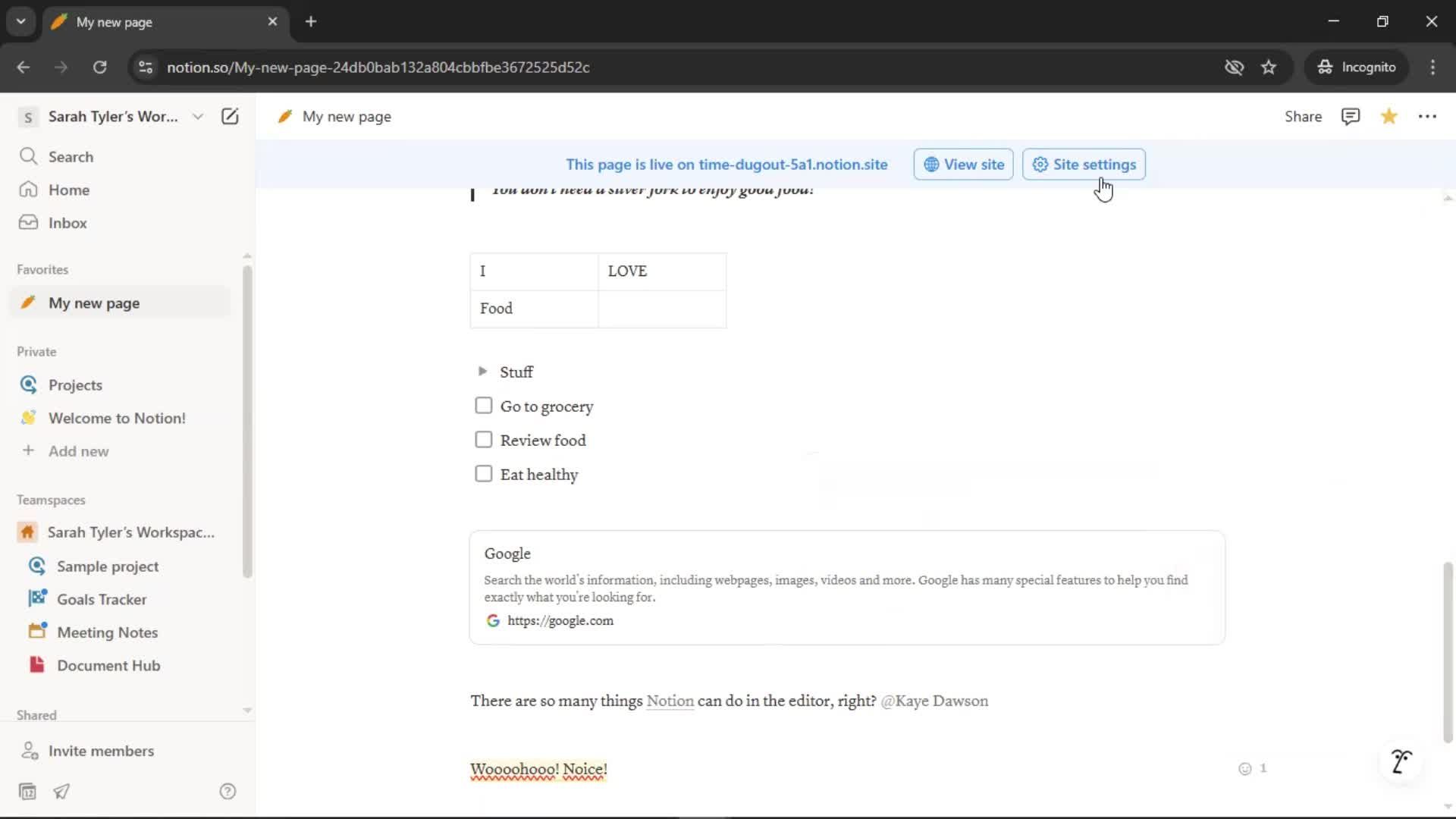 Creating a document screenshot