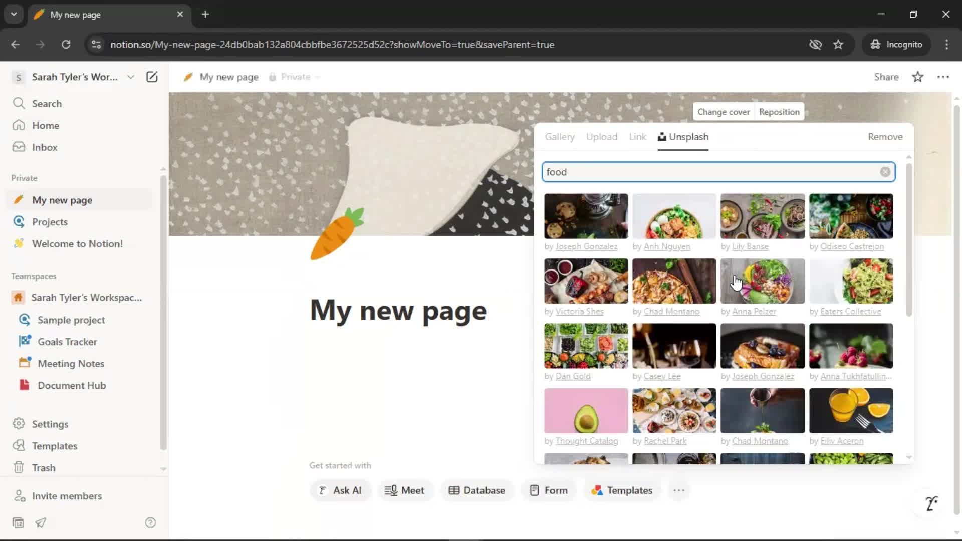 Creating a document screenshot