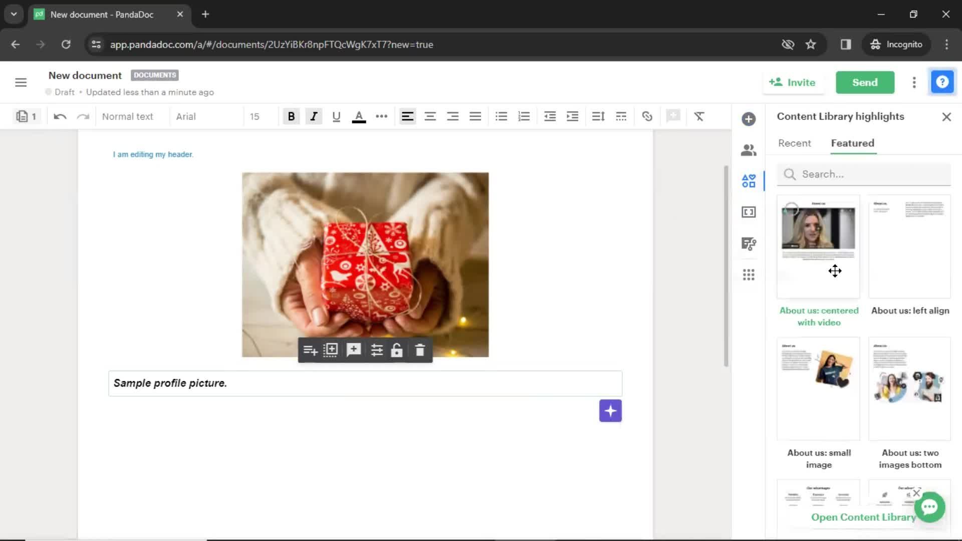 Creating a document on PandaDoc video thumbnail