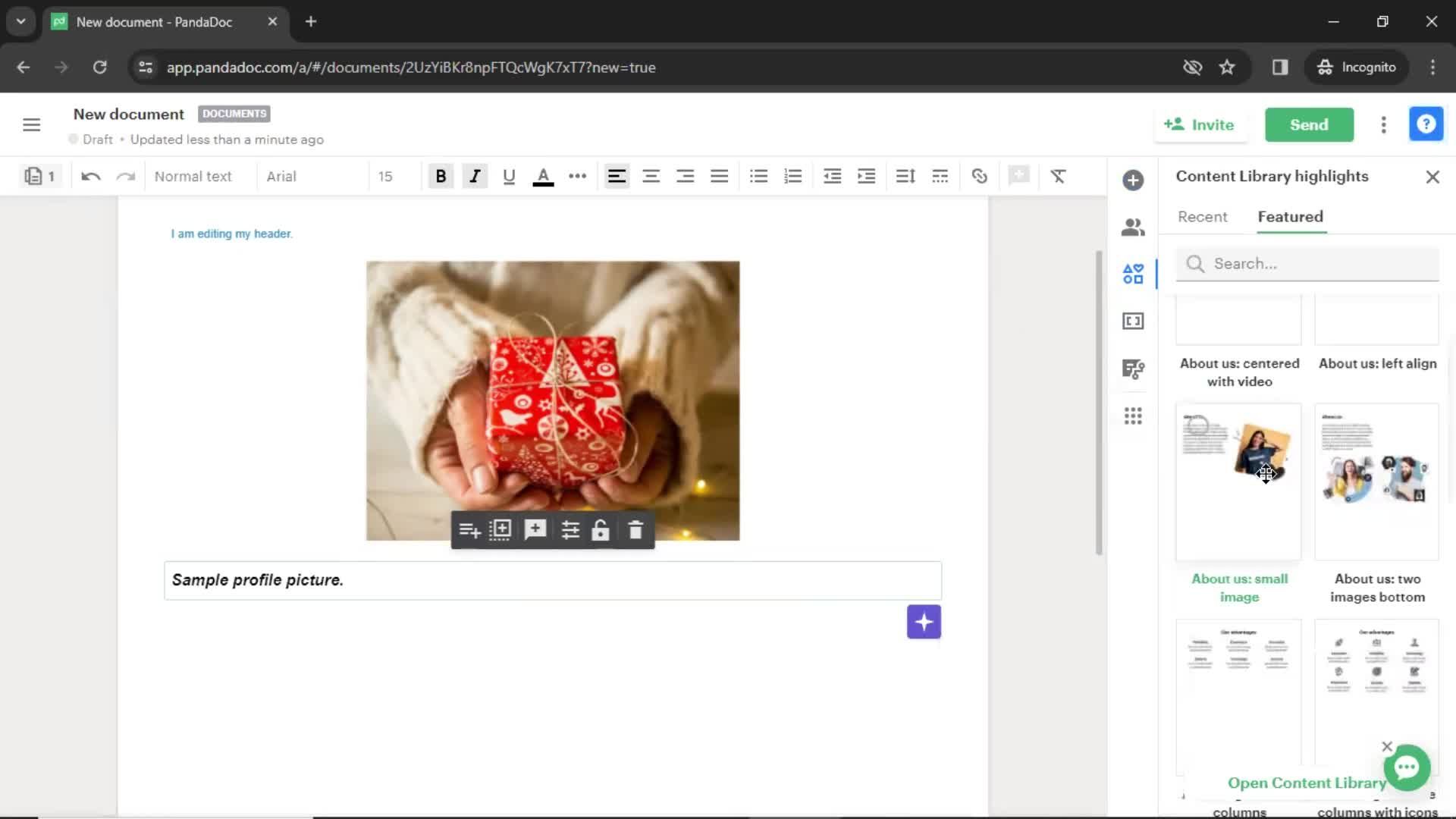 Creating a document on PandaDoc video thumbnail