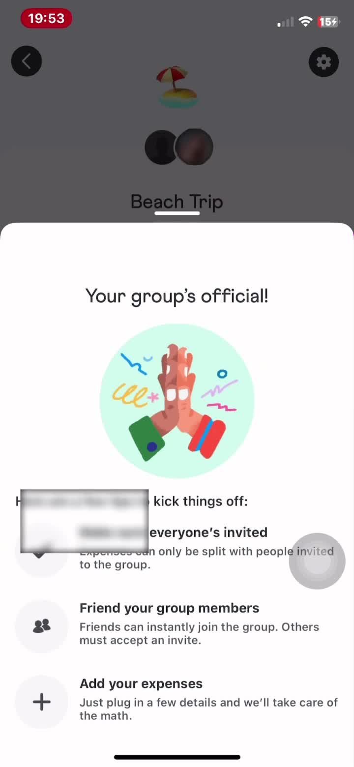 Creating a group screenshot