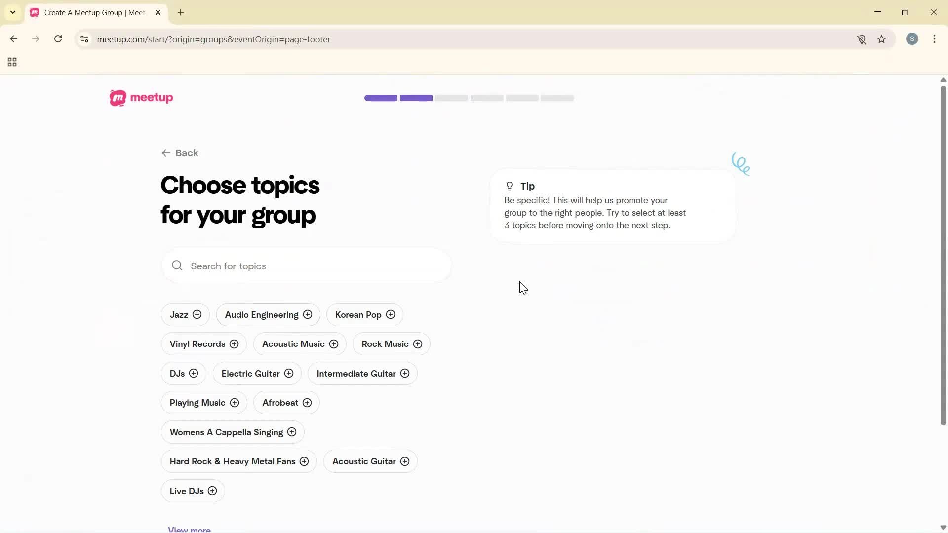 Creating a group on Meetup video thumbnail