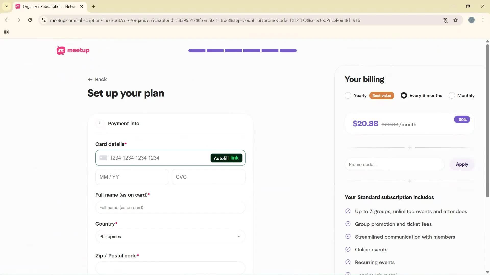 Creating a group screenshot