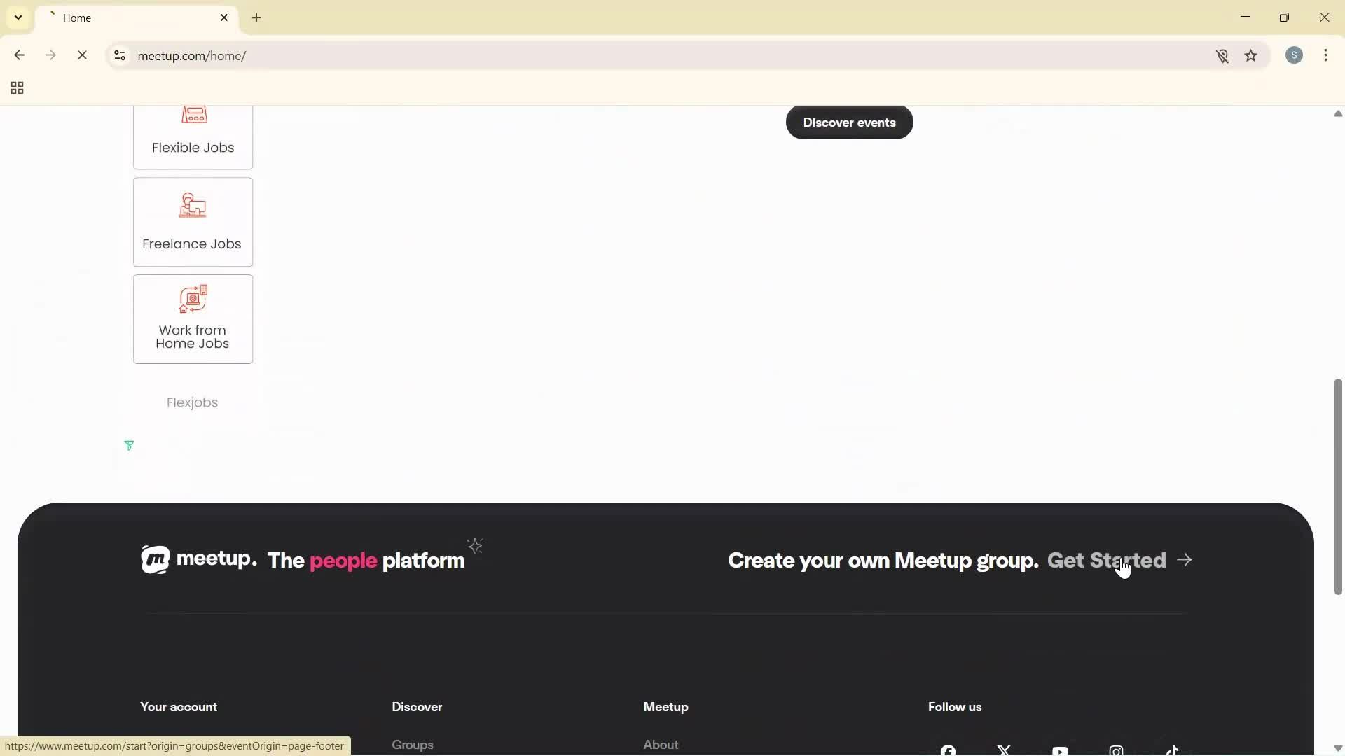 Creating a group on Meetup video thumbnail