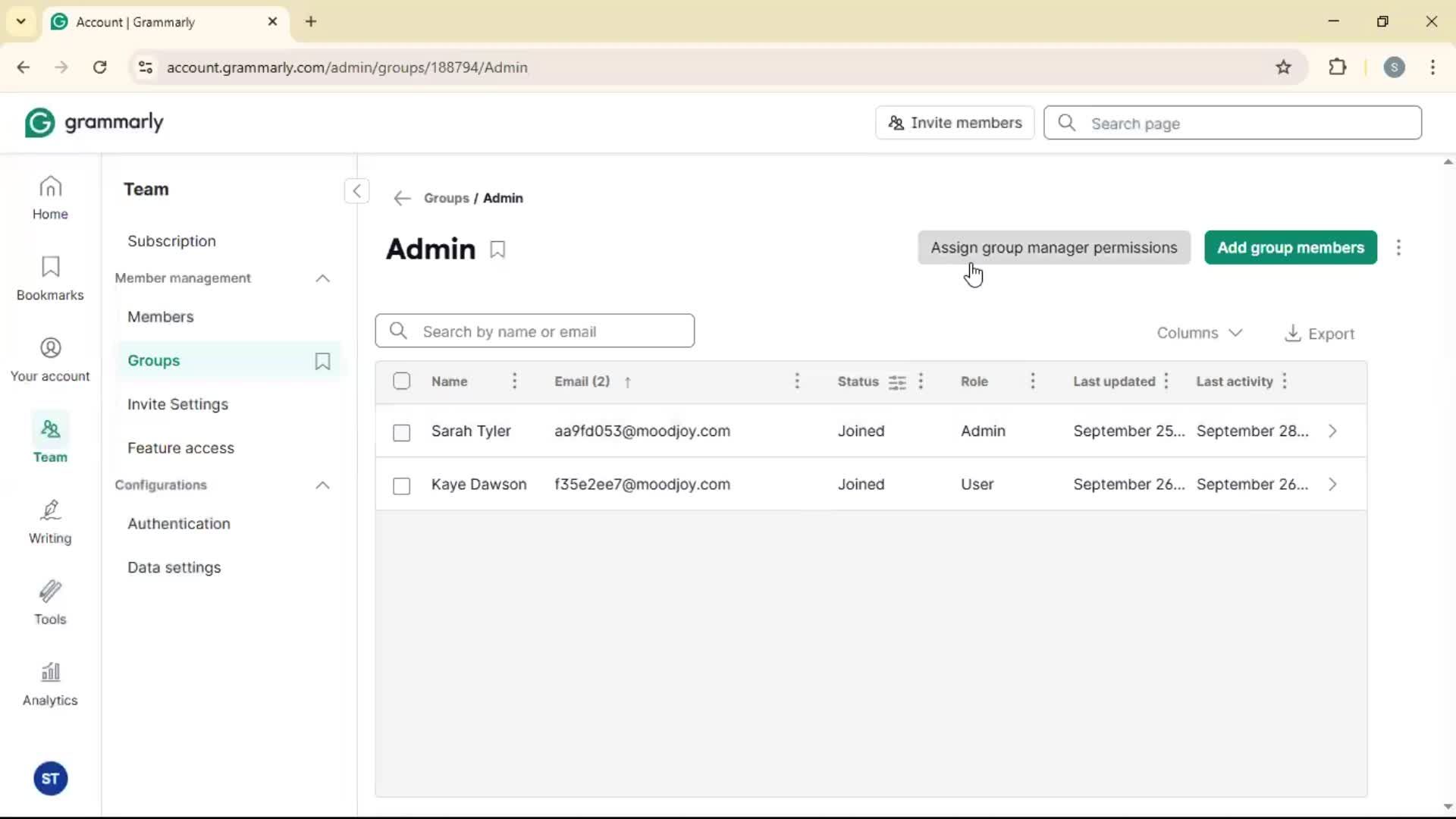 Creating a group screenshot
