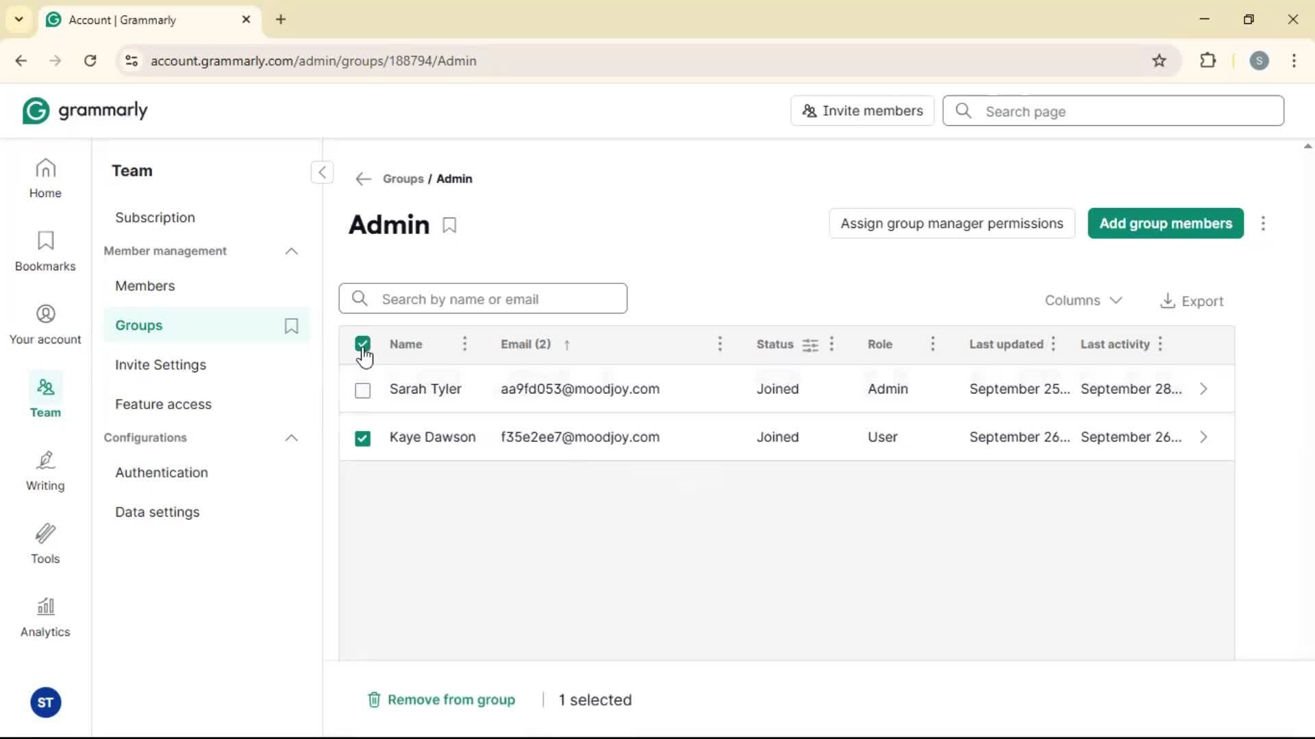 Creating a group screenshot