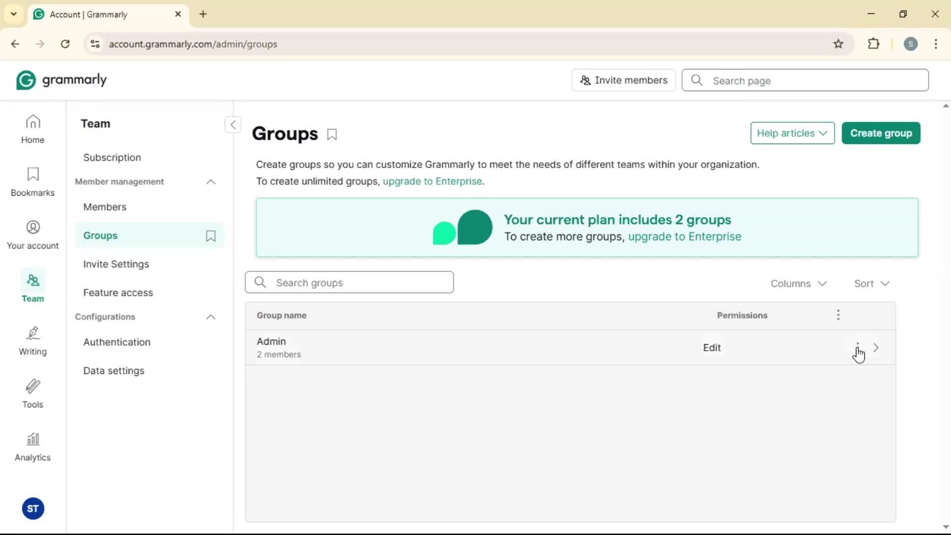 Creating a group screenshot