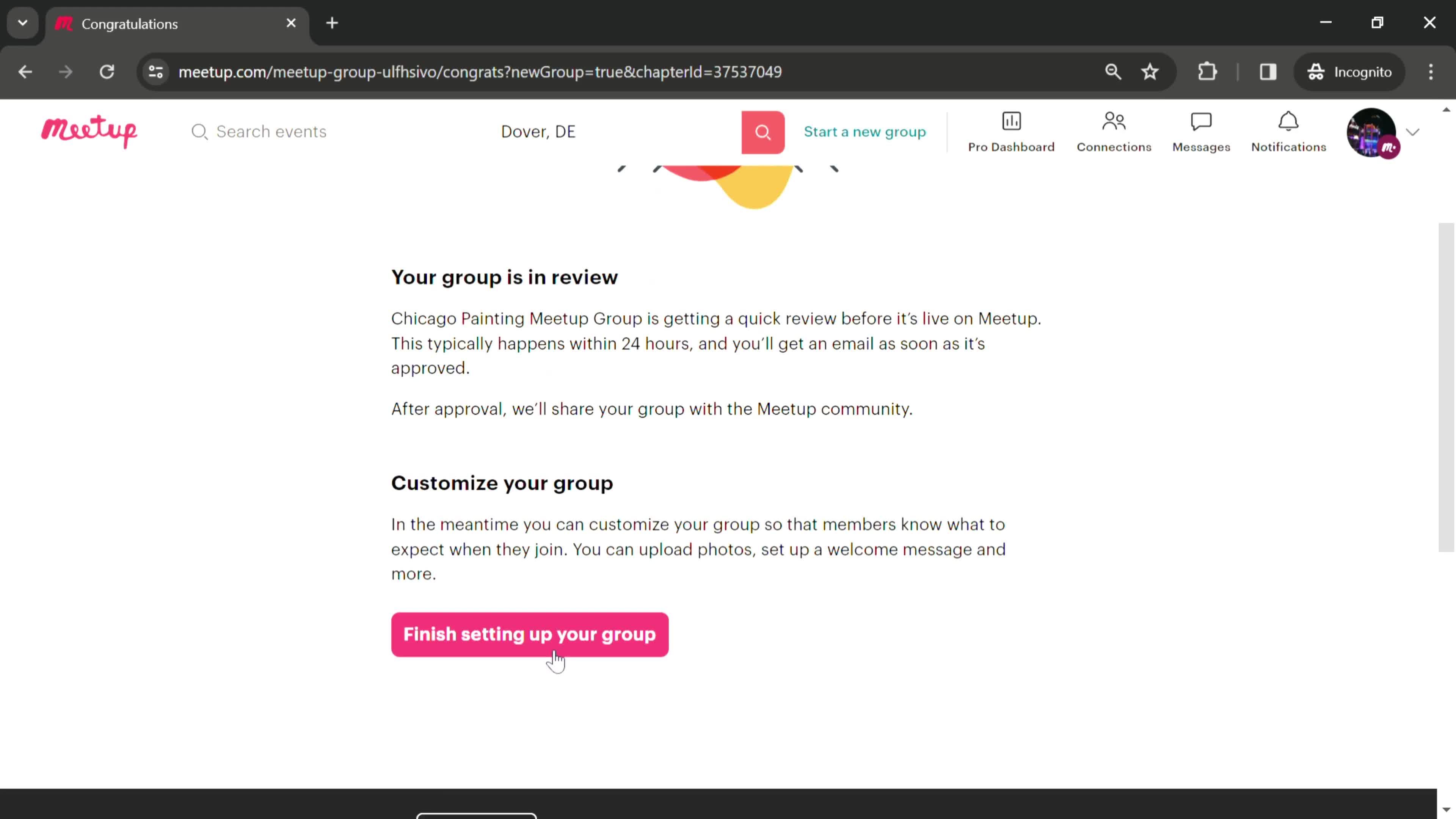 Creating a group screenshot