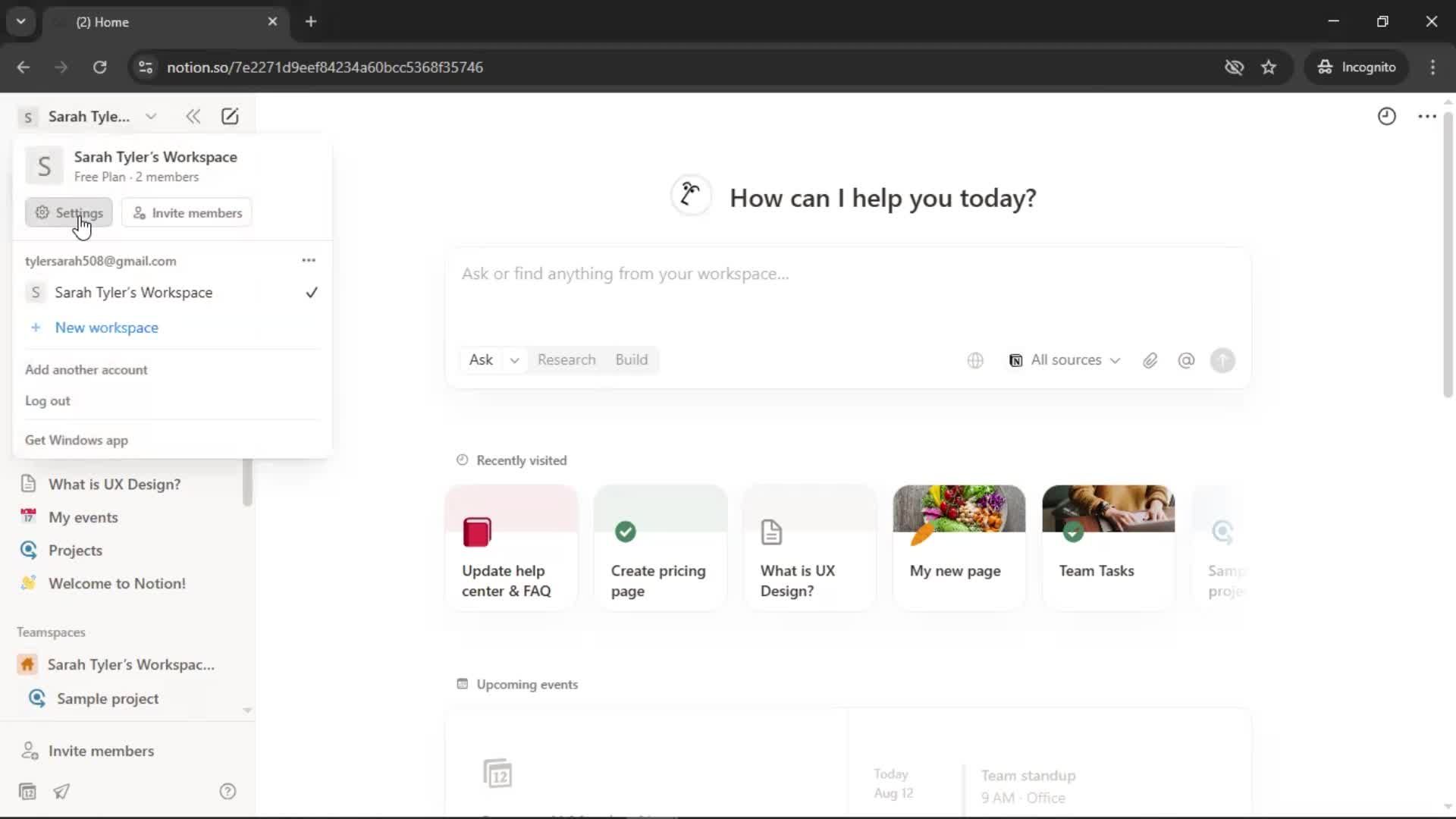 Creating a group screenshot
