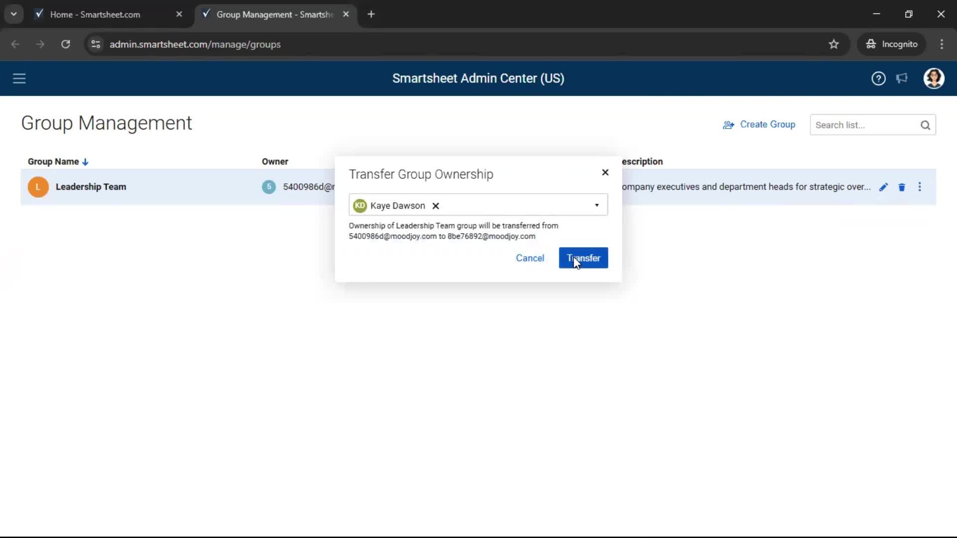 Creating a group screenshot