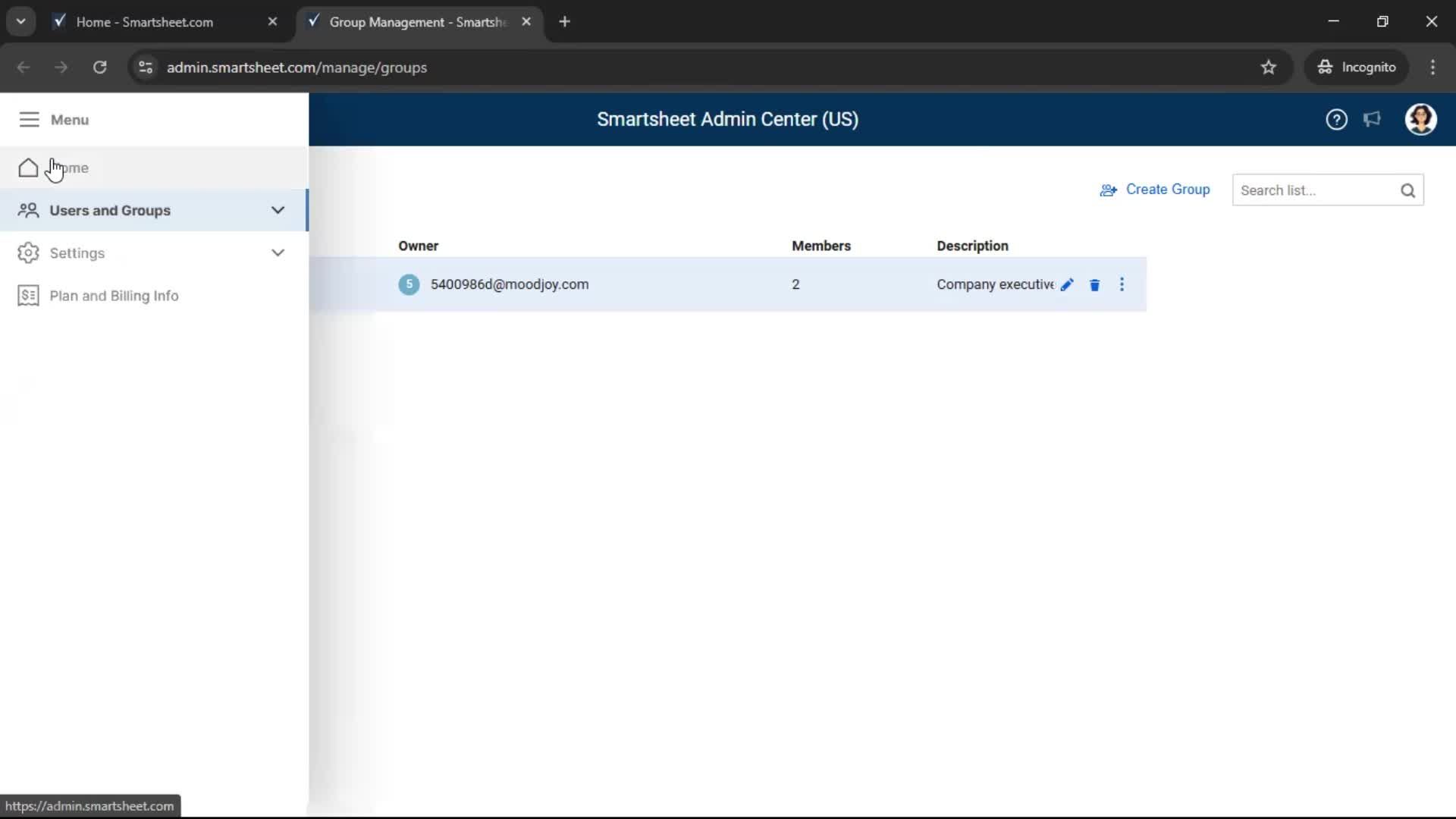 Creating a group screenshot
