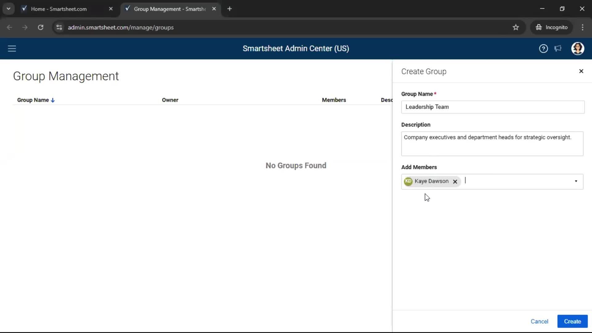 Creating a group screenshot
