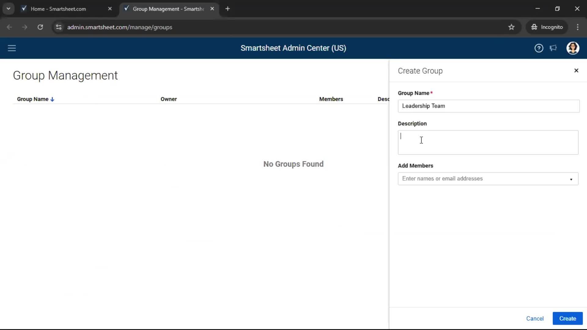 Creating a group screenshot