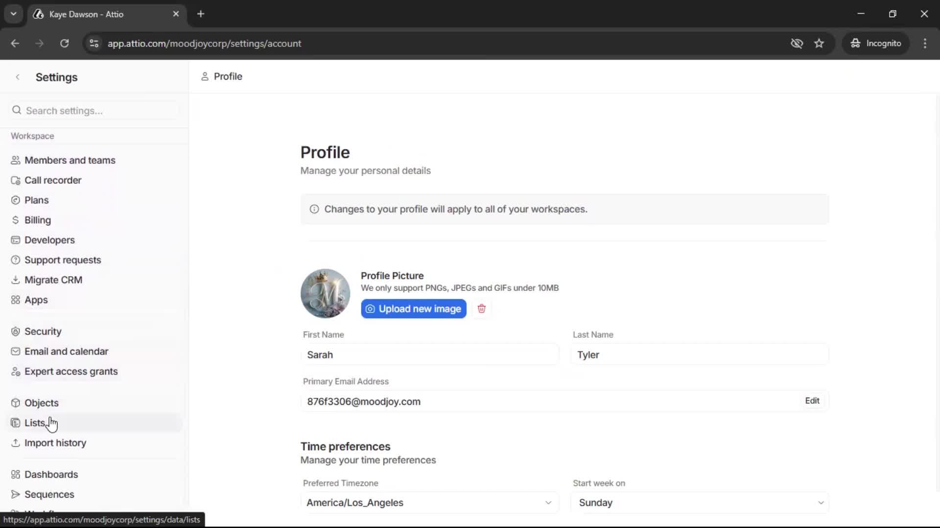 Creating a list on Attio video thumbnail