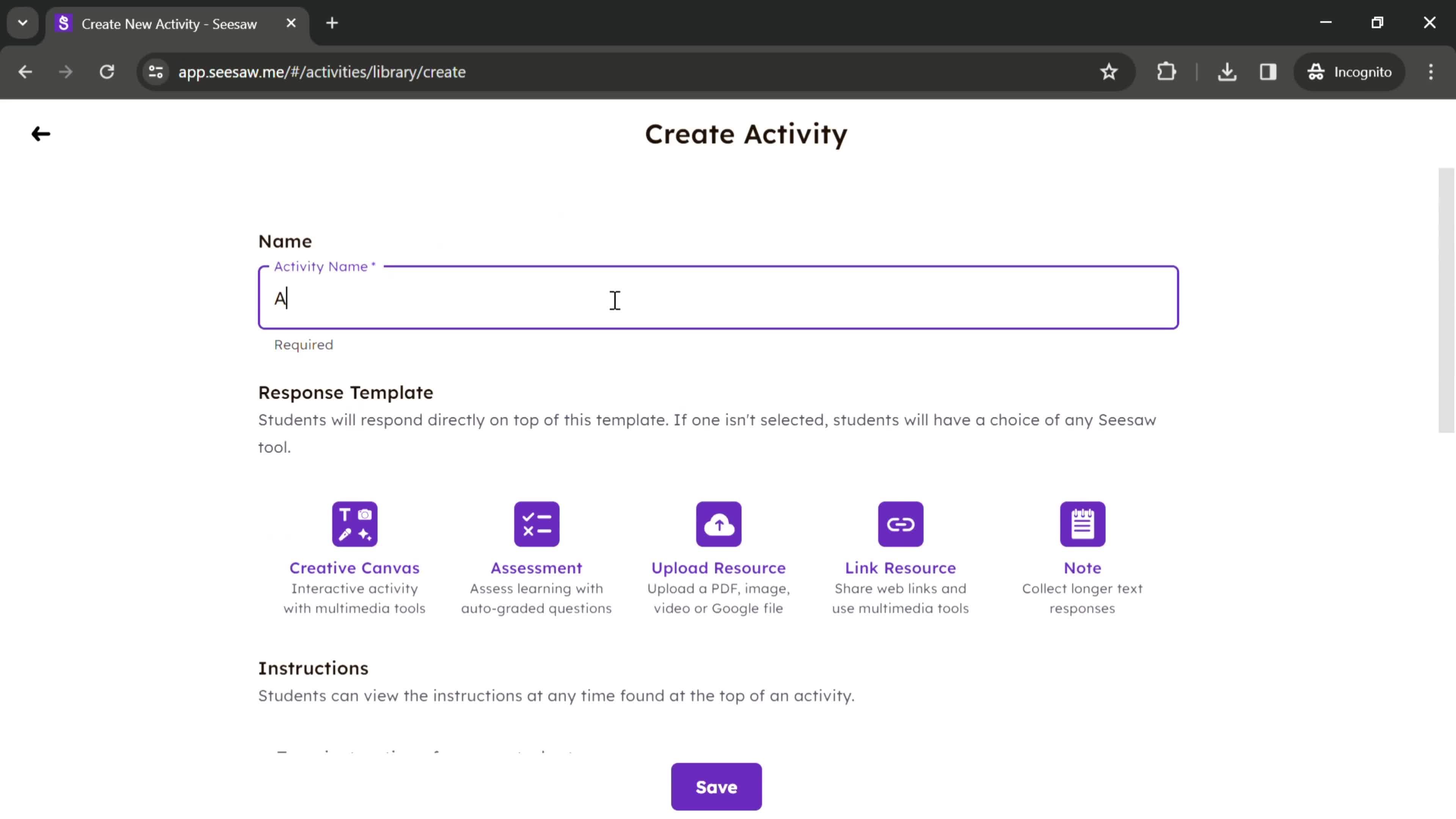 Creating an activity on Seesaw video thumbnail