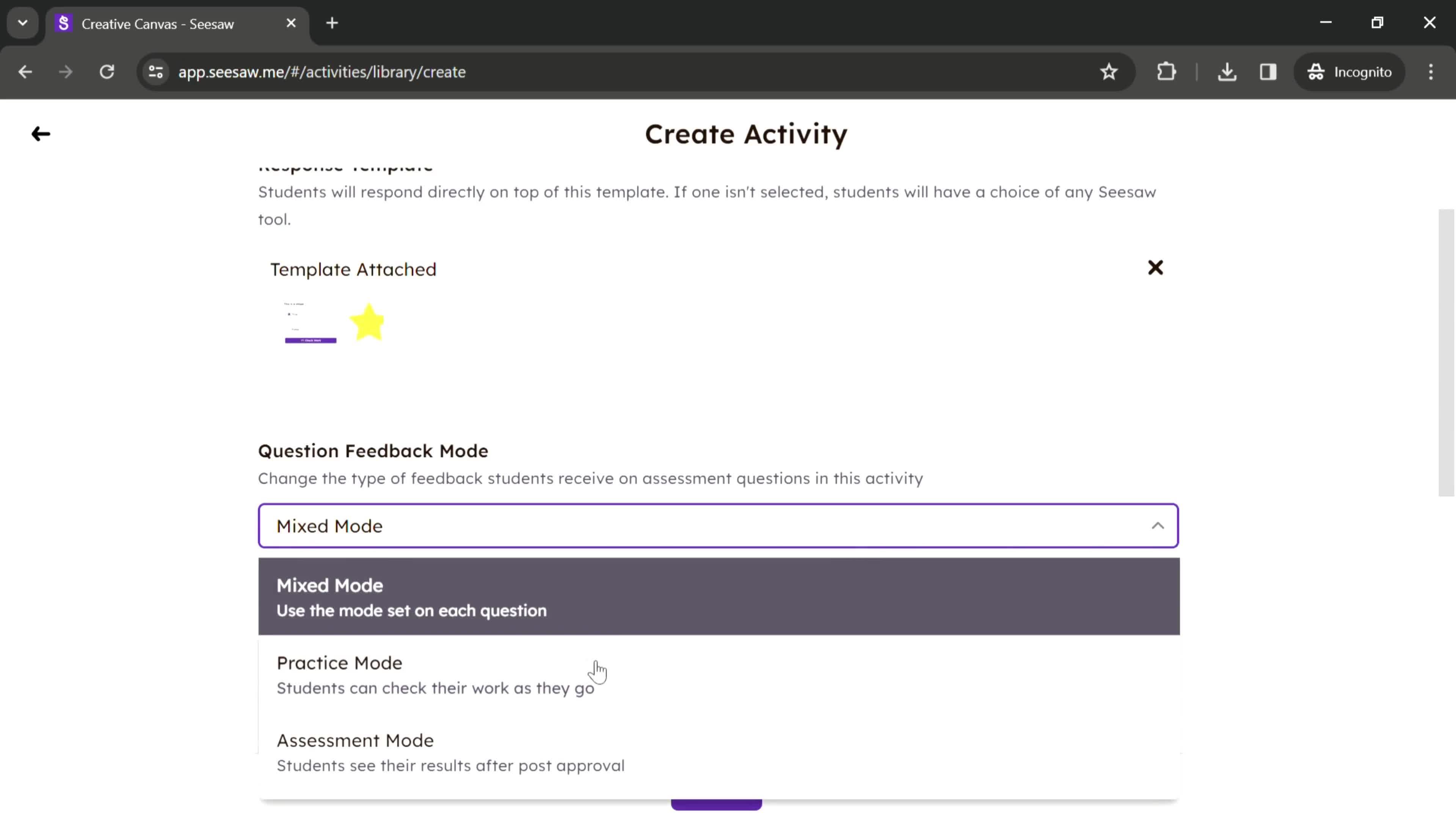 Creating an activity screenshot