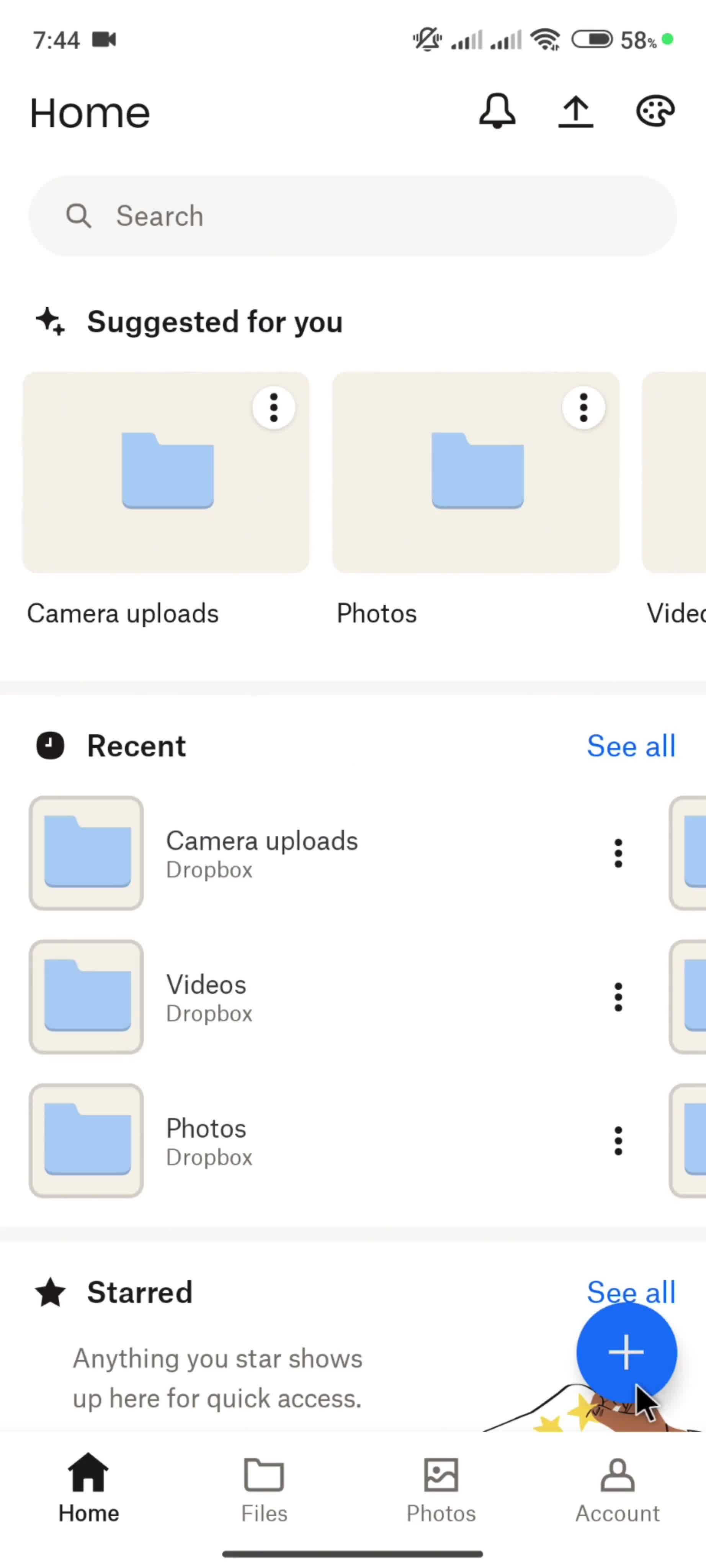 Adding files screenshot